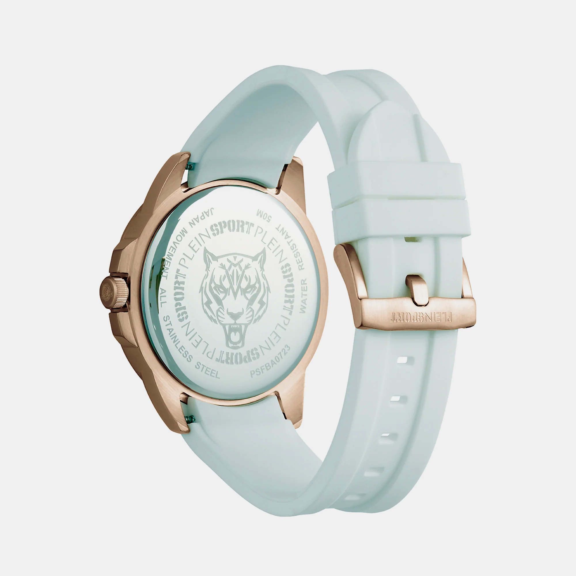 Touchdown Men Quartz White Dial Analog Silicone Watch PSFBA0723 - Image 2