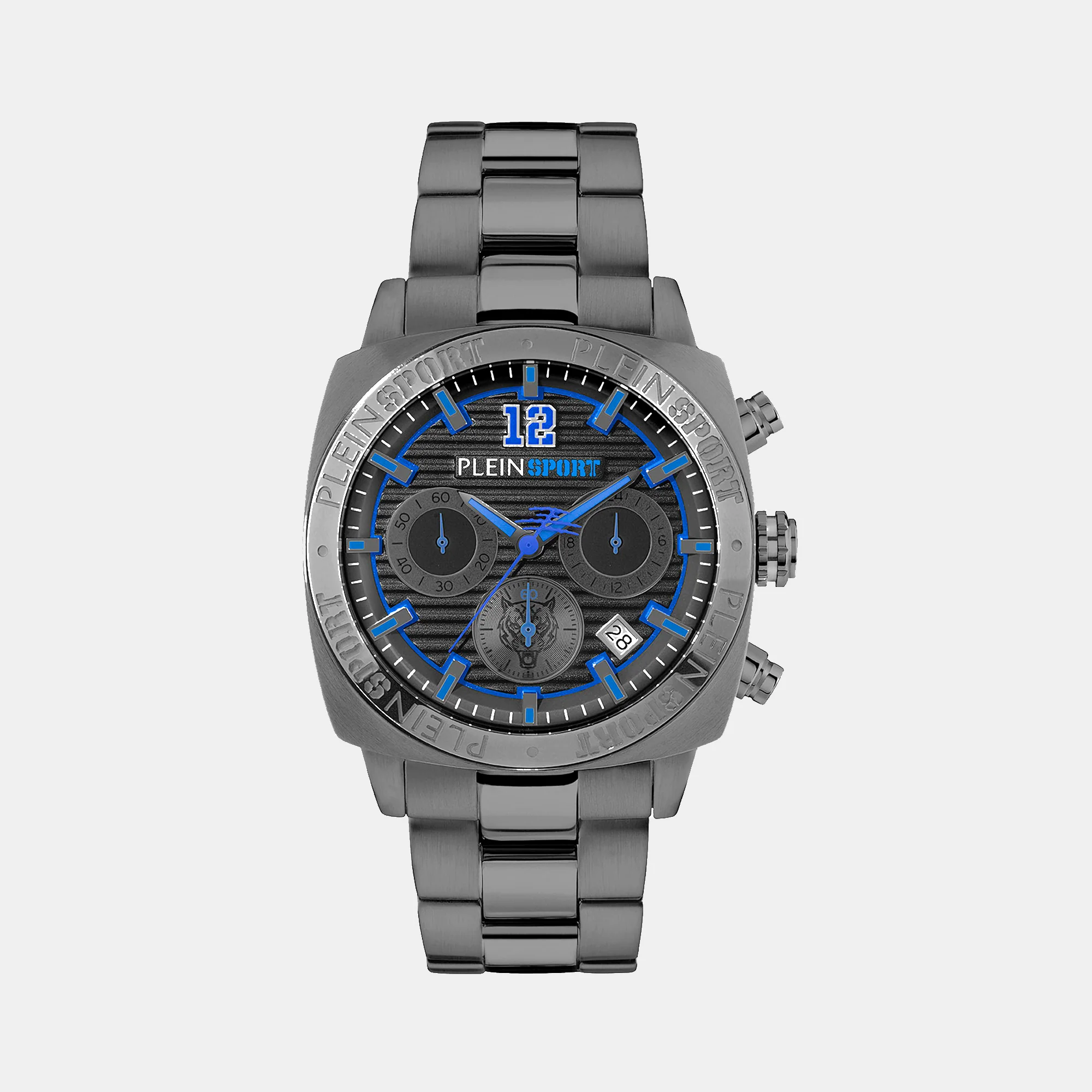Wildcat Men Quartz Black Dial Chronograph Stainless Steel Watch PSGBA1323
