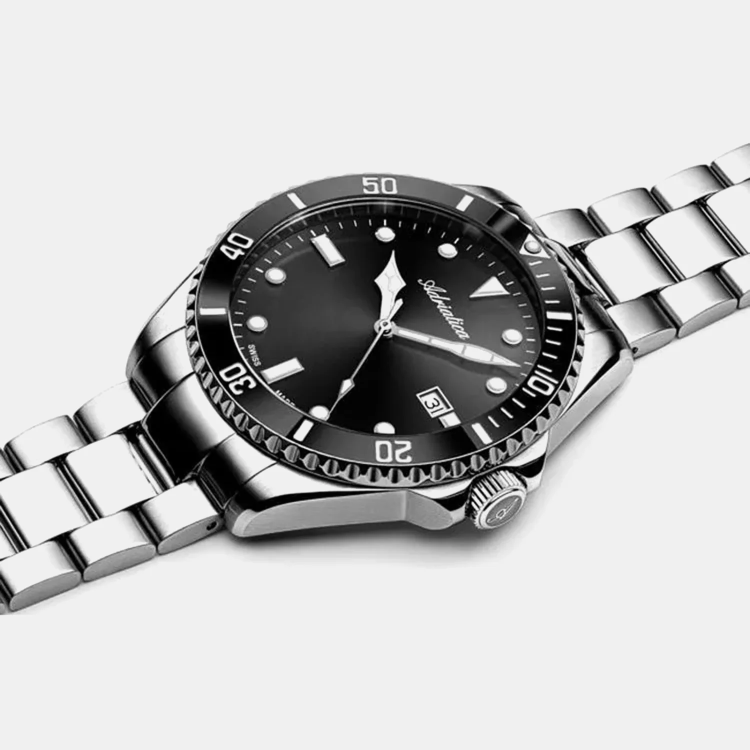 Premiere Men Quartz Black Dial Analog Stainless Steel Watch A8347.Y194Q - Image 2