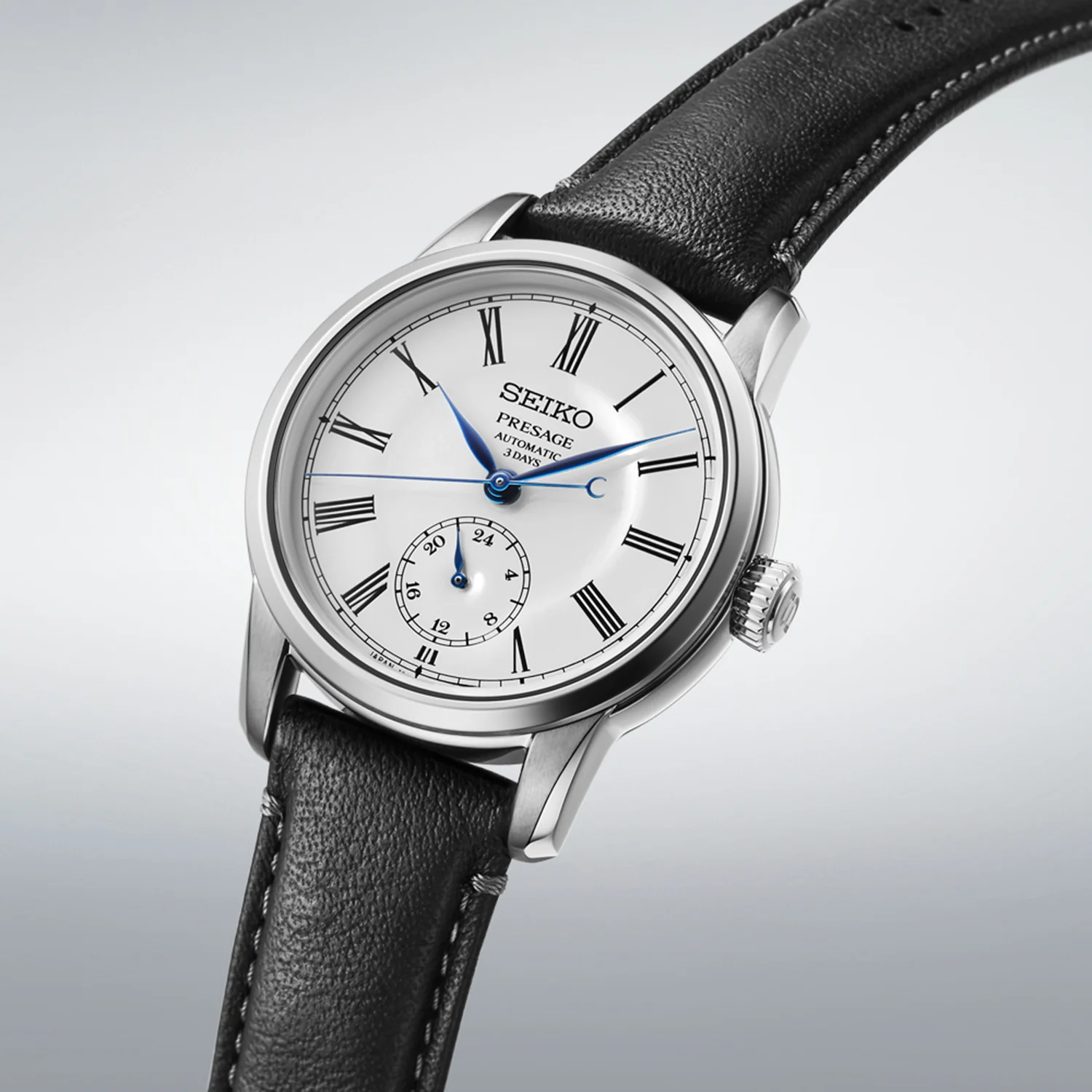 Presage Men Automatic White Dial Analog Leather Watch SPB495J1 - Image 2