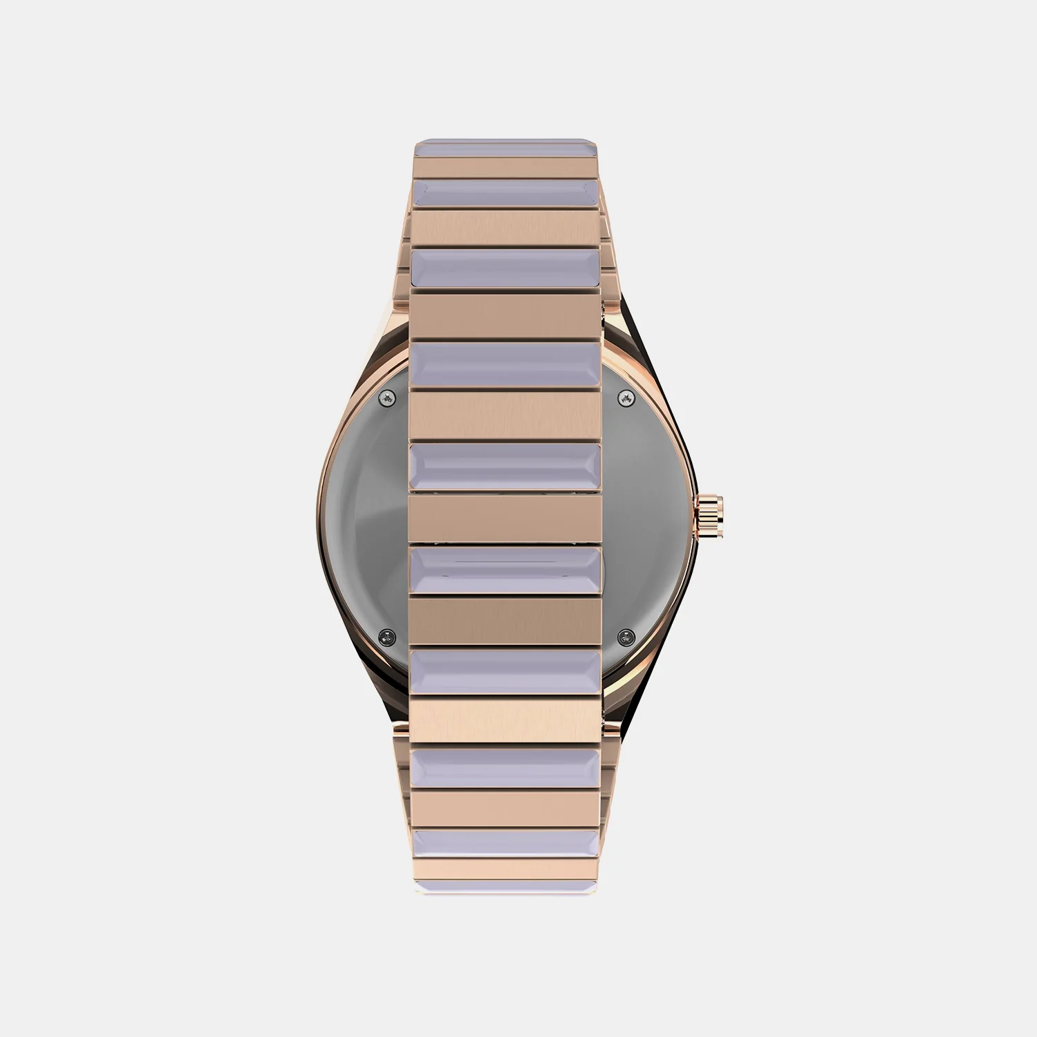 Q Timex Women Quartz Purple Dial Analog Stainless Steel Watch TW2W87700UJ - Image 5