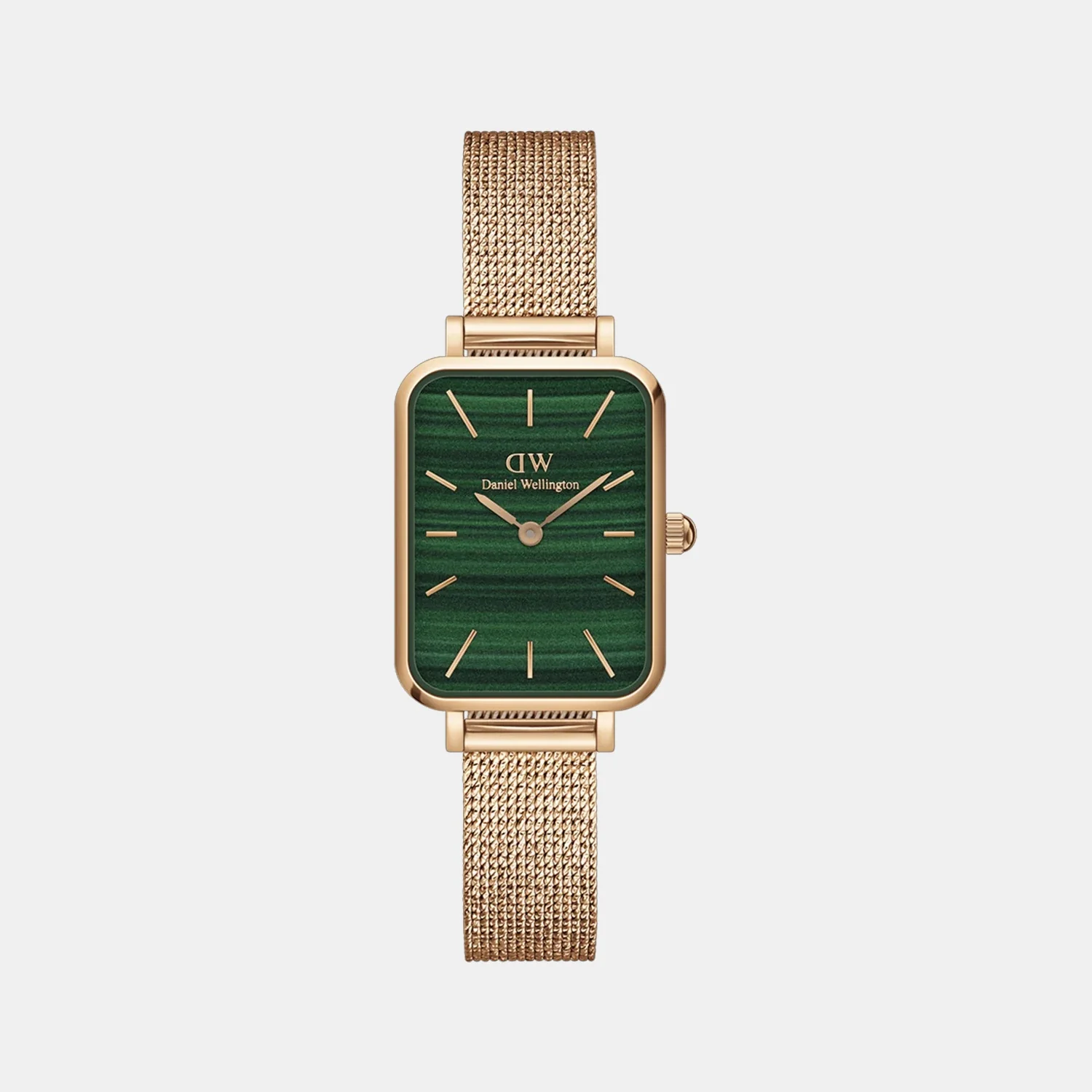 Women Quartz Green Dial Analog Mesh Watch DW00100437K