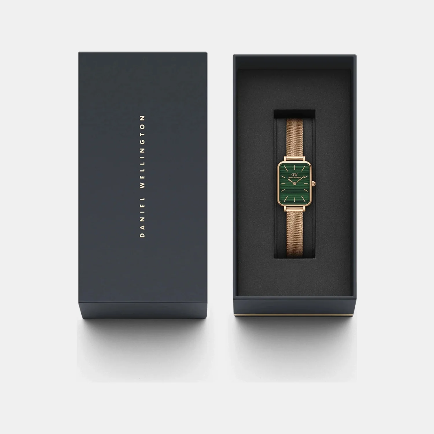 Women Quartz Green Dial Analog Mesh Watch DW00100437K - Image 4