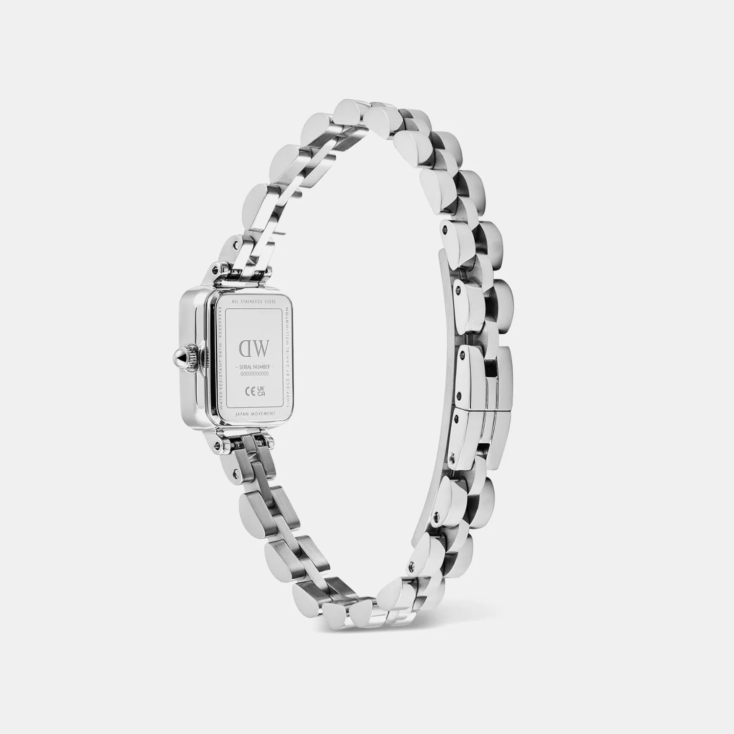 Quadro Women Quartz Silver Dial Analog Stainless Steel Watch DW00100844K - Image 5
