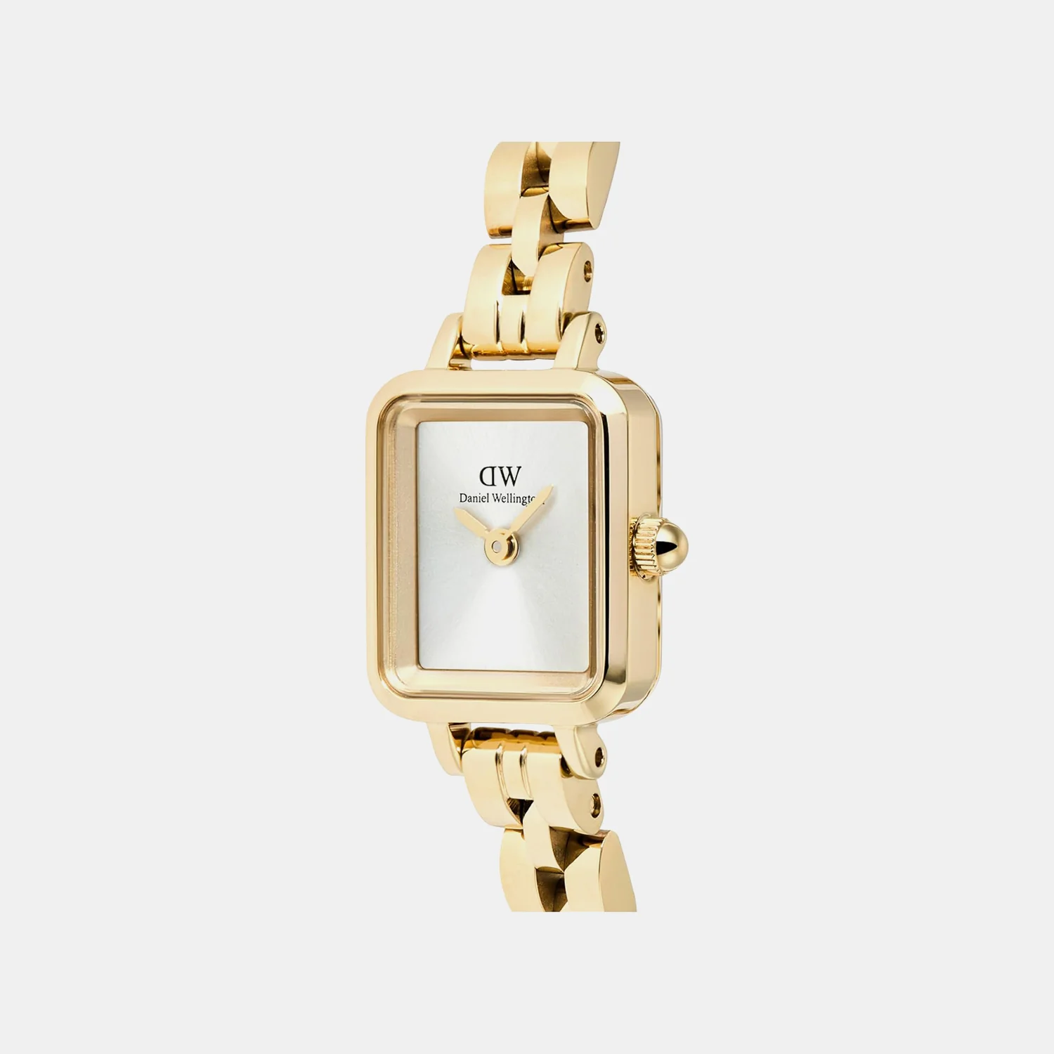 Quadro Women Quartz White Dial Analog Stainless Steel Watch DW00100850 - Image 3