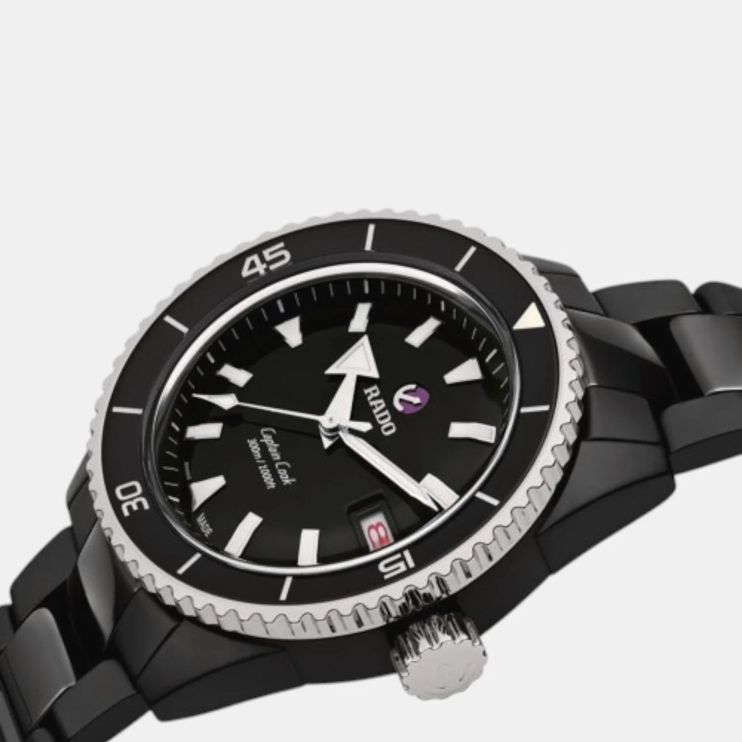 Captain Cook Men Automatic Black Dial Analog Ceramic Watch R32129152 - Image 2