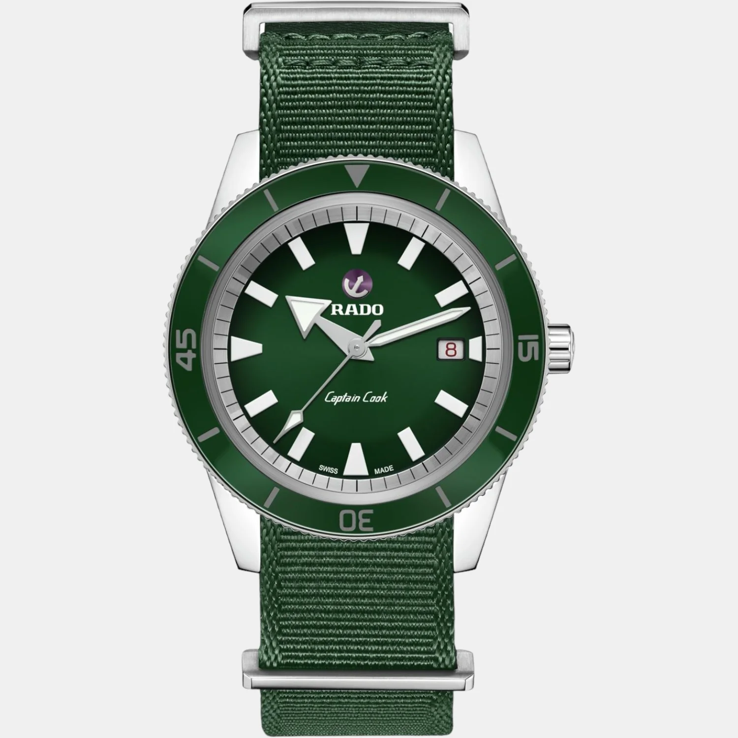 Captain Cook Men Automatic Green Dial Analog Stainless Steel Watch R32505318 - Image 3