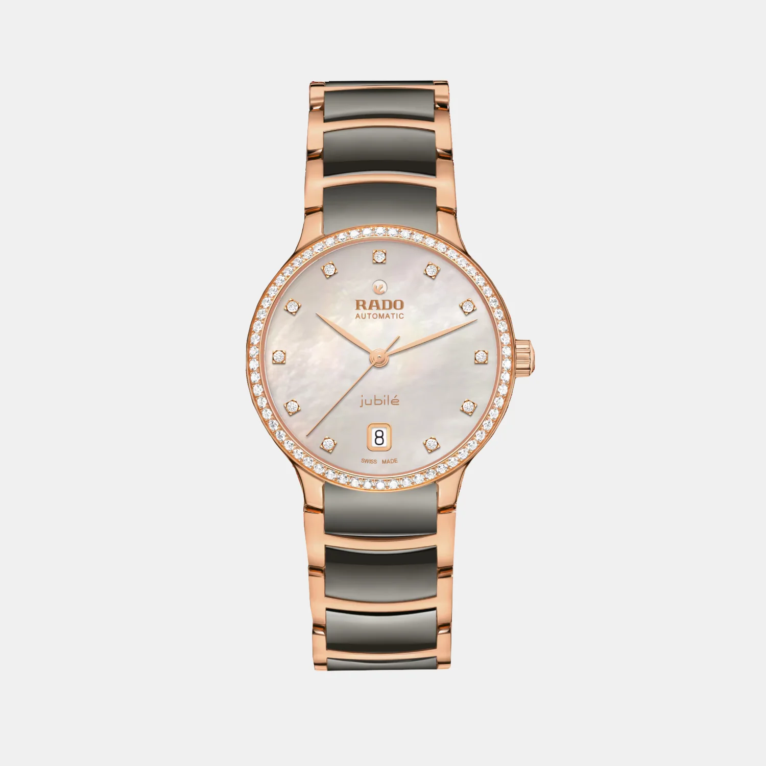 Centrix Jublie Women Automatic Silver Mother Of Pearl Dial Analog Stainless Steel Watch R30230912