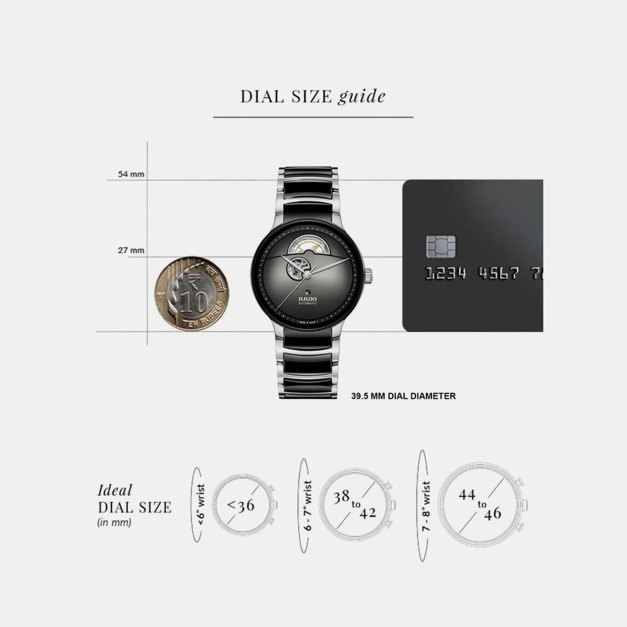 Centrix Men Automatic Black Dial Analog Ceramic Watch R30012152 - Image 6
