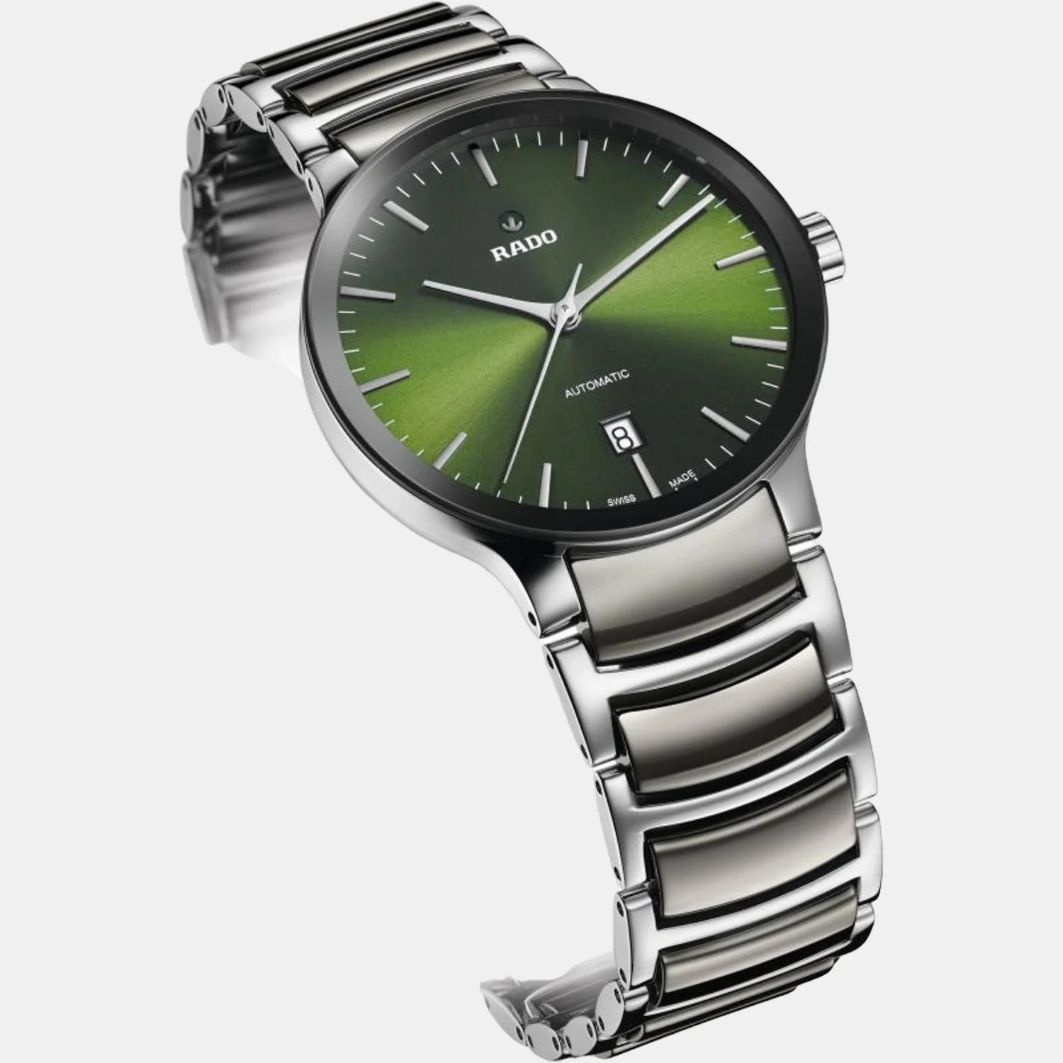 Centrix Men Automatic Green Dial Analog Stainless Steel Watch R30010312 - Image 3