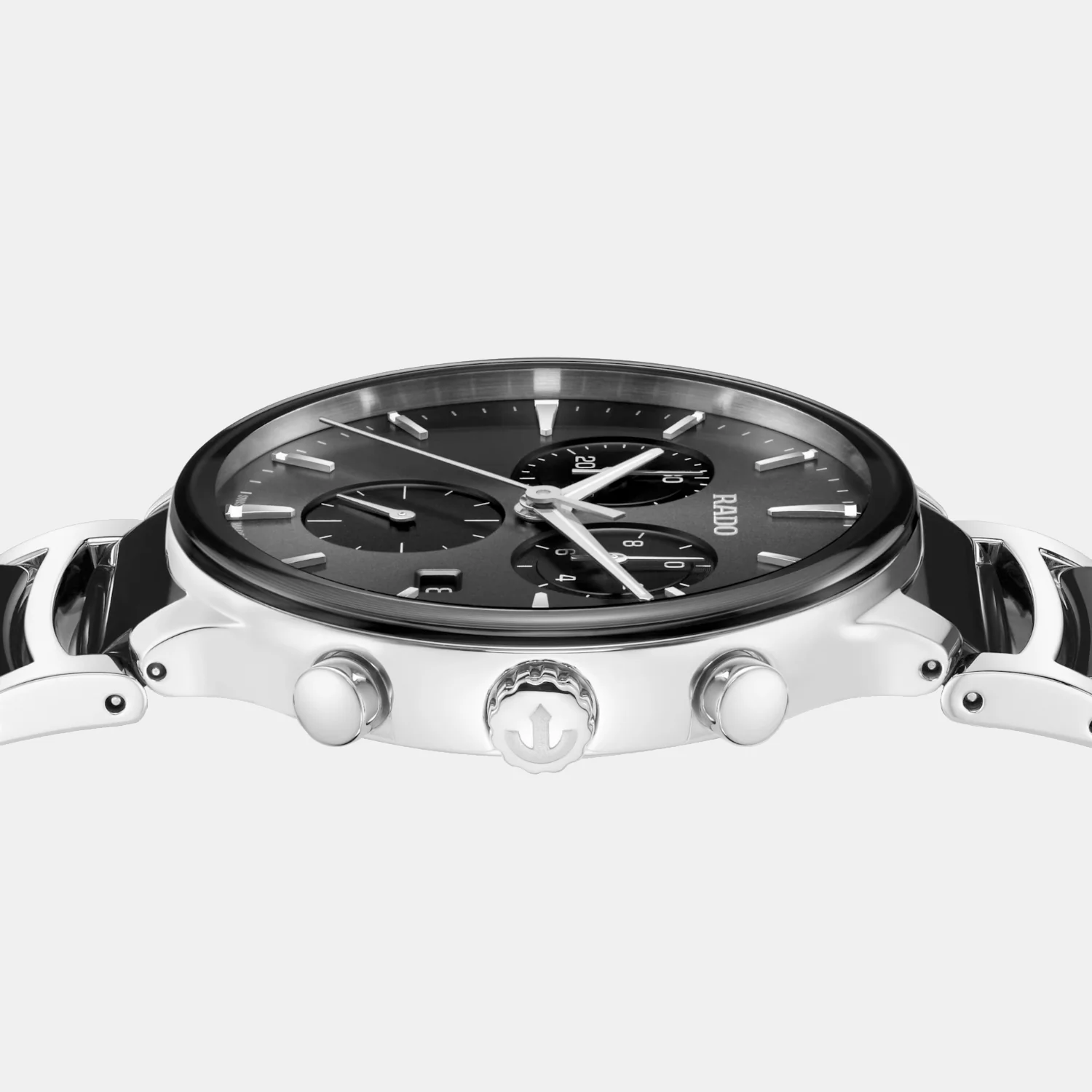 Centrix Men Quartz Black Dial Chronograph Stainless Steel Watch R30210152 - Image 3
