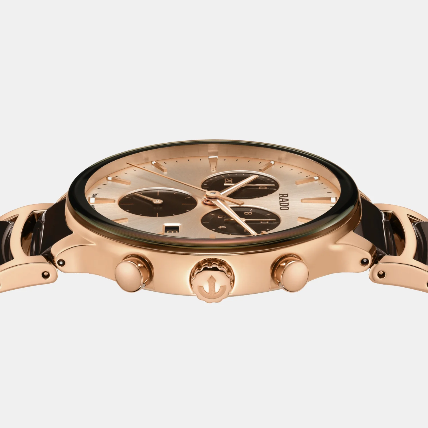 Centrix Men Quartz Champagne Brown Dial Chronograph Stainless Steel Watch R30212402 - Image 3