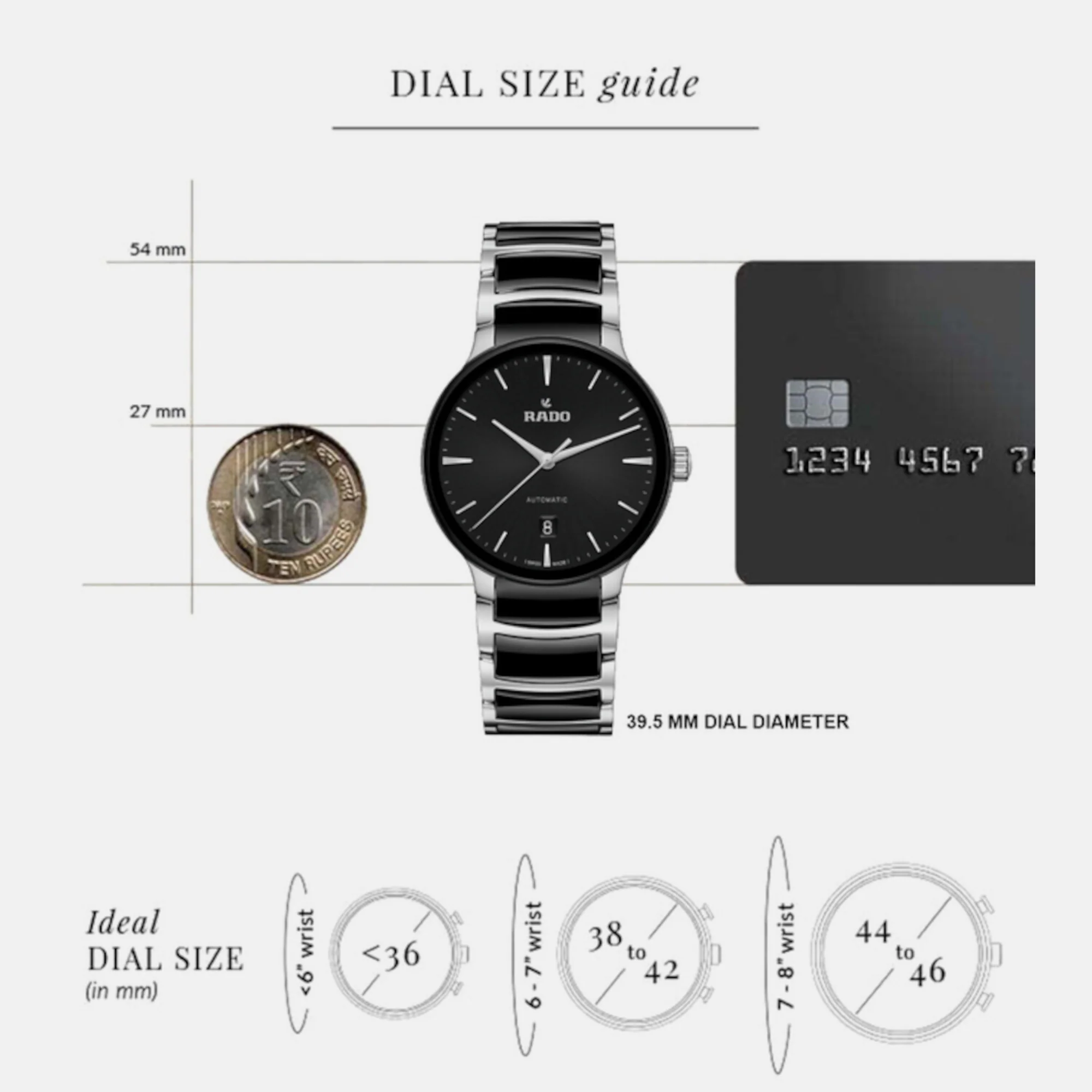 Centrix Unisex Automatic Black Dial Analog Stainless Steel Watch R30018152 - Image 5