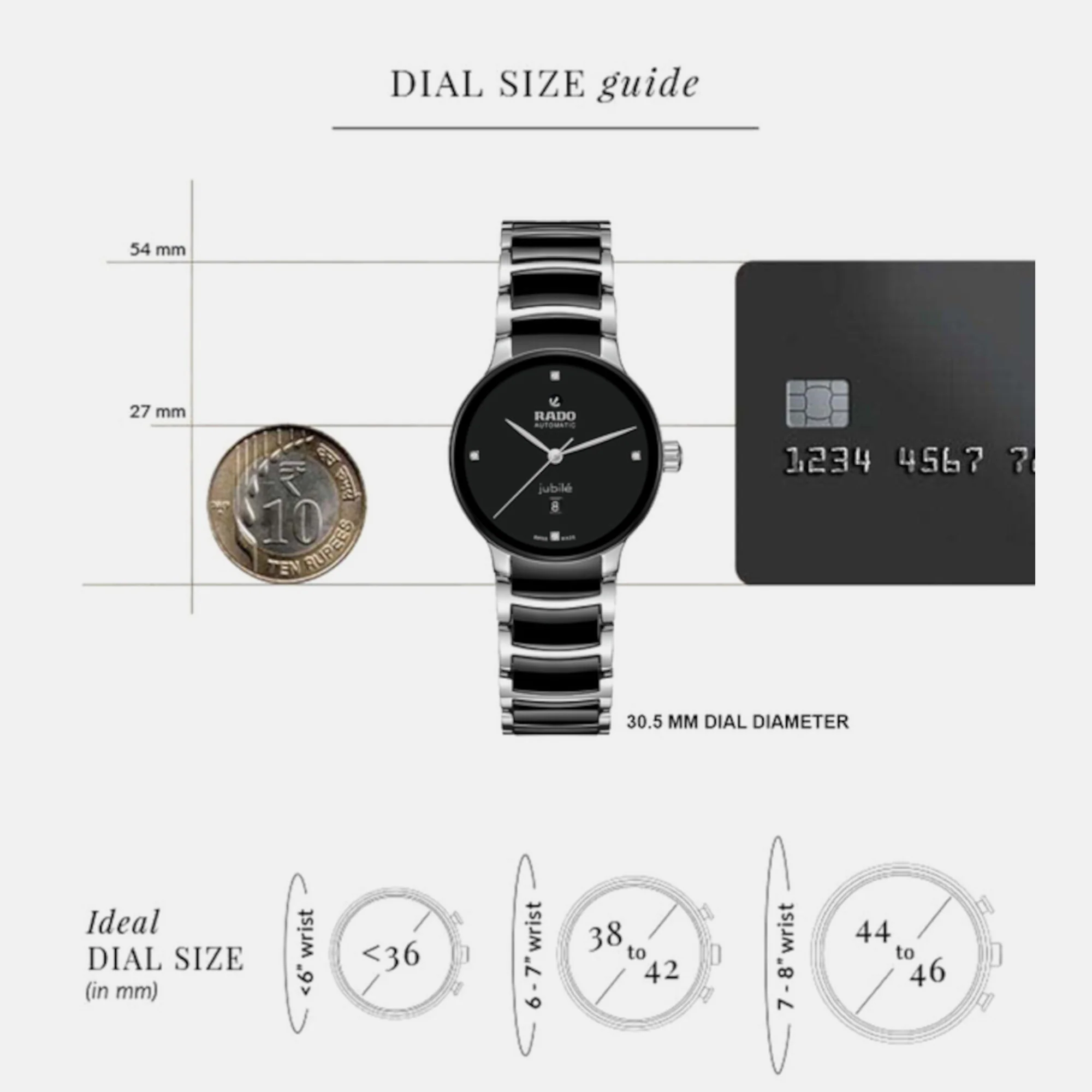 Centrix Unisex Automatic Black Dial Analog Stainless Steel Watch R30020712 - Image 6