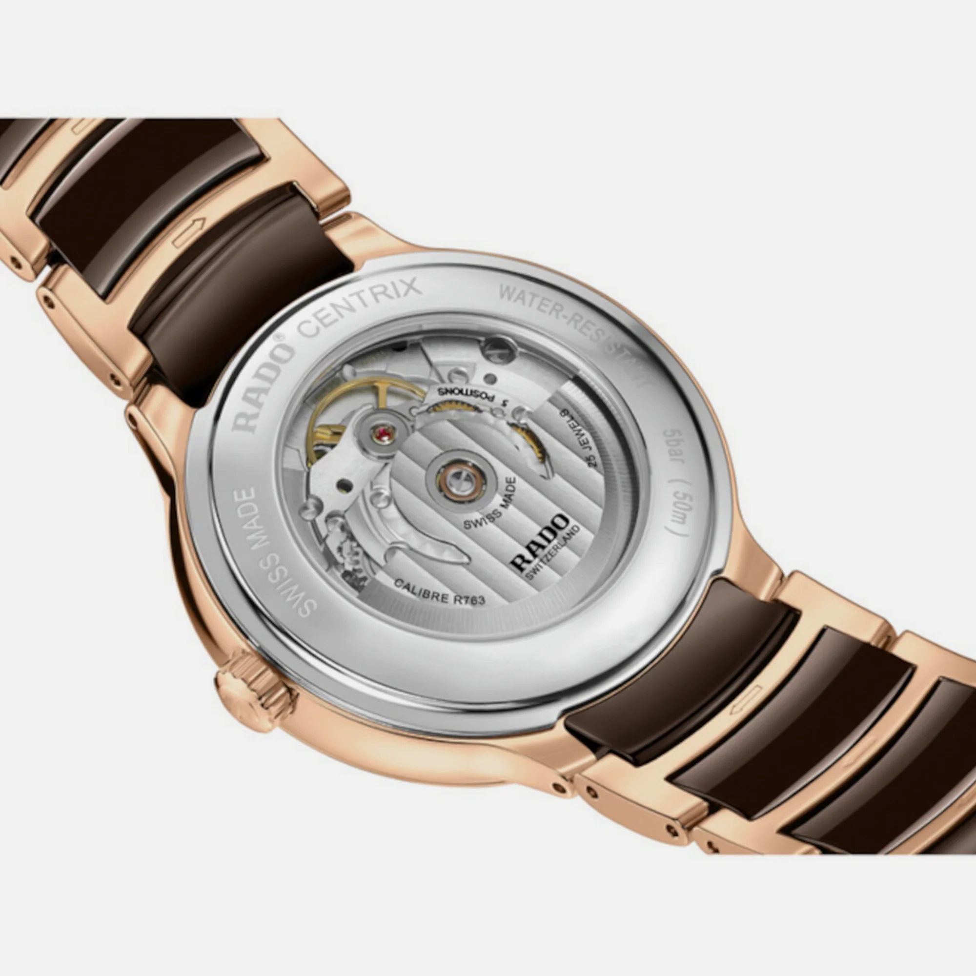 Centrix Unisex Automatic Brown Dial Analog Stainless Steel Watch R30017732 - Image 3