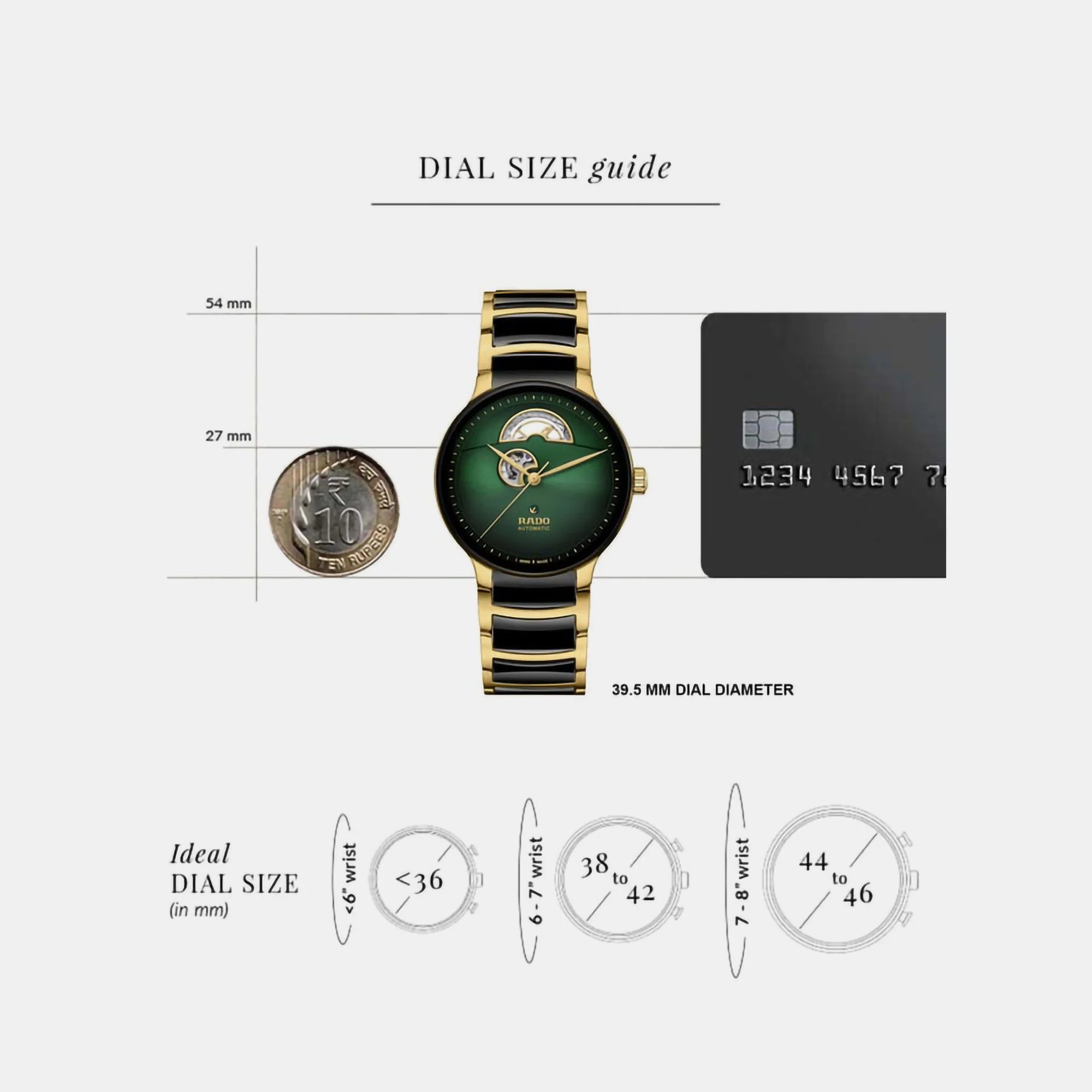 Centrix Unisex Automatic Green Dial Analog Ceramic Watch R30008302 - Image 7