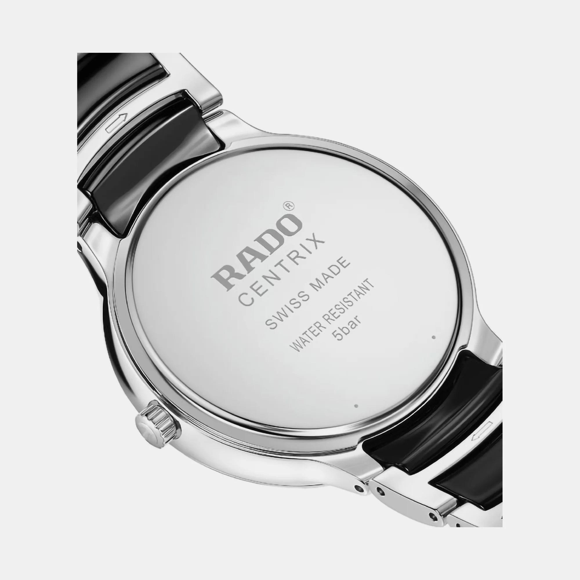 Centrix Unisex Quartz Black Dial Analog Ceramic Watch R30021712 - Image 3