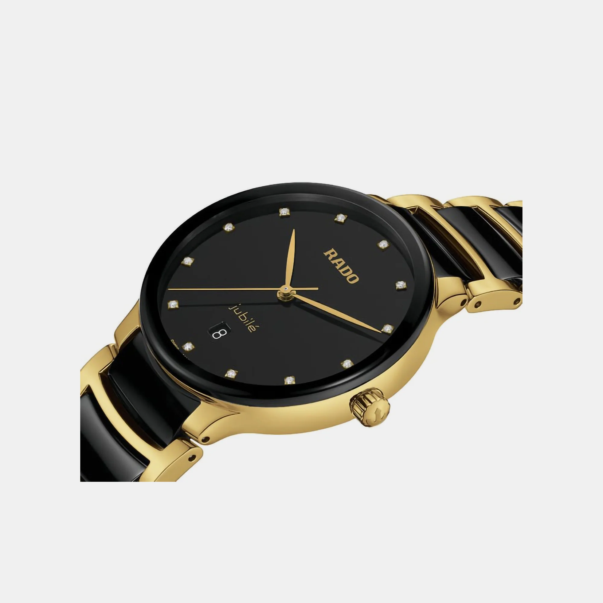 Centrix Unisex Quartz Black Dial Analog Ceramic Watch R30022742 - Image 3