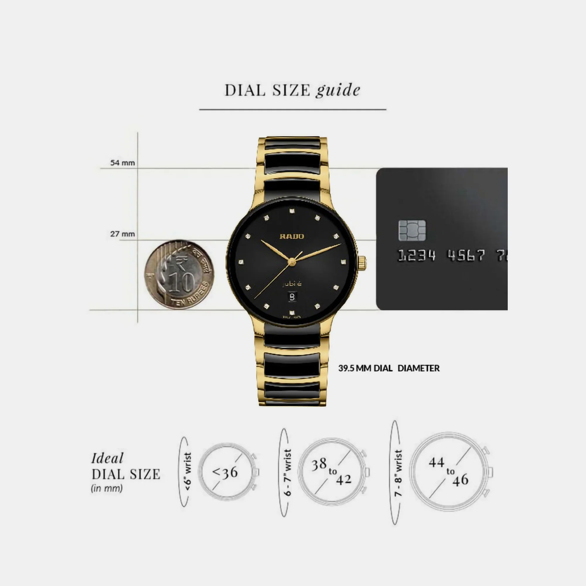 Centrix Unisex Quartz Black Dial Analog Ceramic Watch R30022742 - Image 6