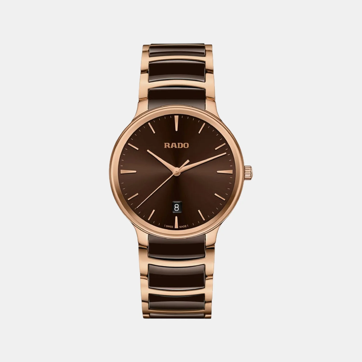 Centrix Unisex Quartz Brown Dial Analog Stainless Steel Watch R30023302