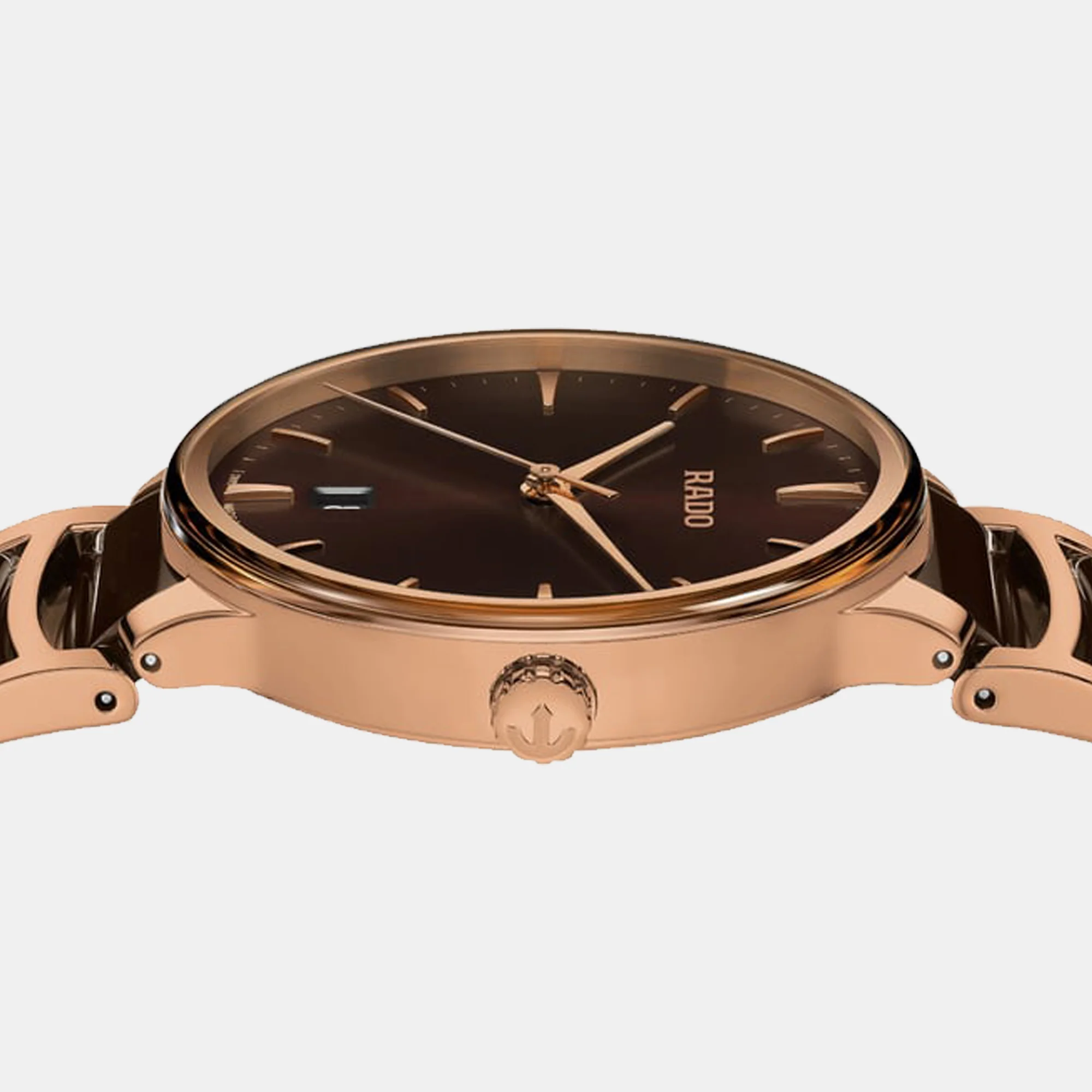 Centrix Unisex Quartz Brown Dial Analog Stainless Steel Watch R30023302 - Image 2