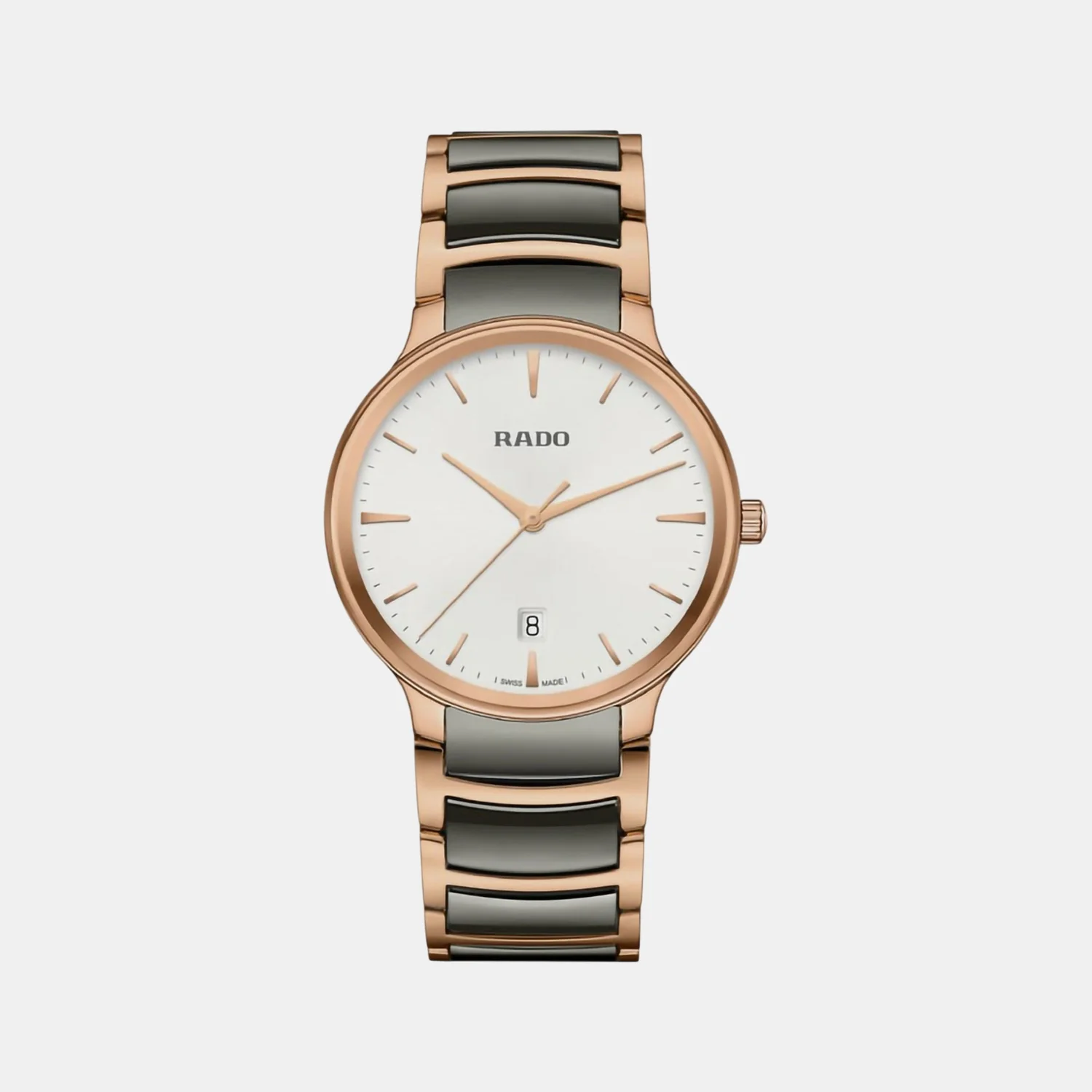 Centrix Unisex Quartz Silver Dial Analog Ceramic Watch R30023012