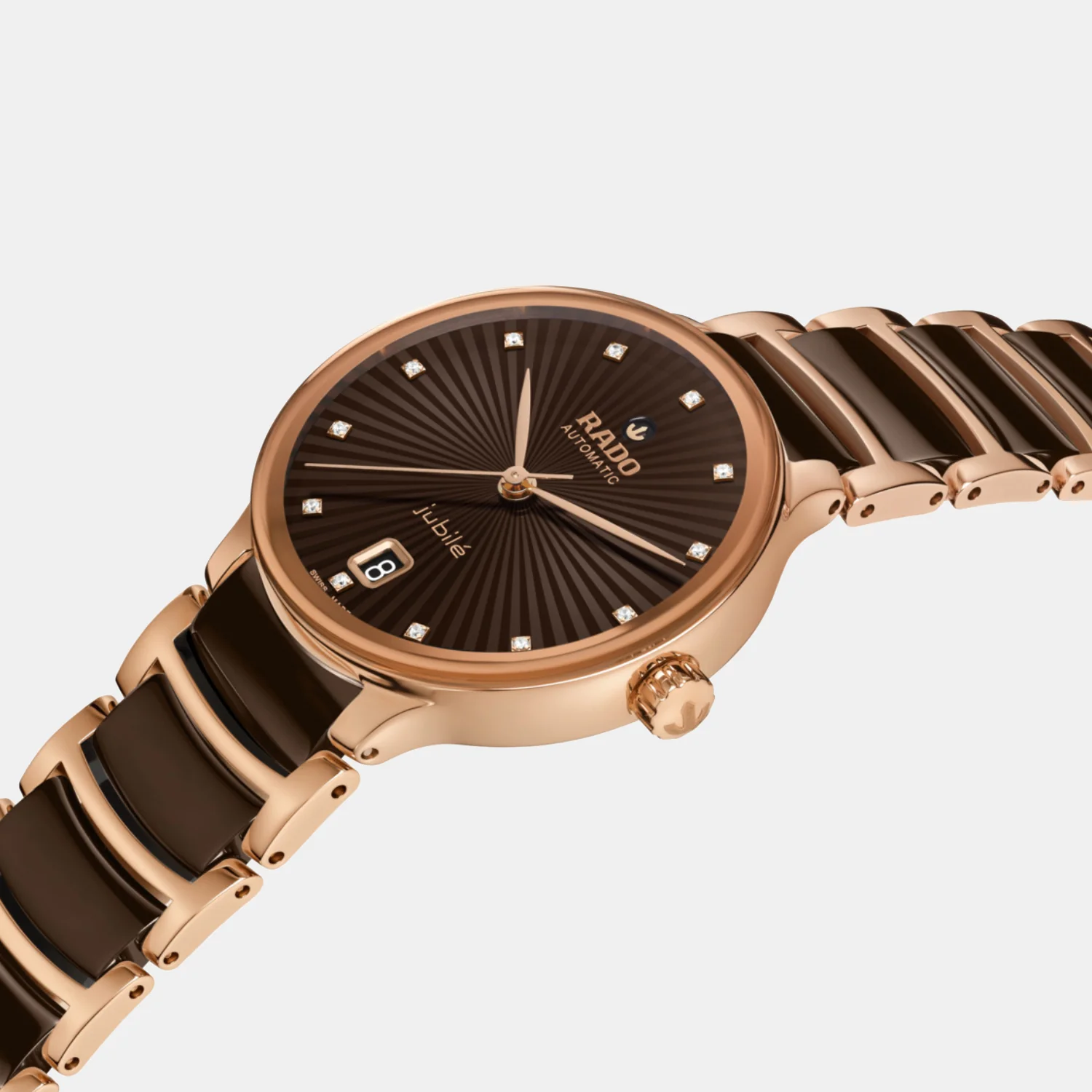 Centrix Women Automatic Brown Dial Analog Ceramic Watch R30037732 - Image 3