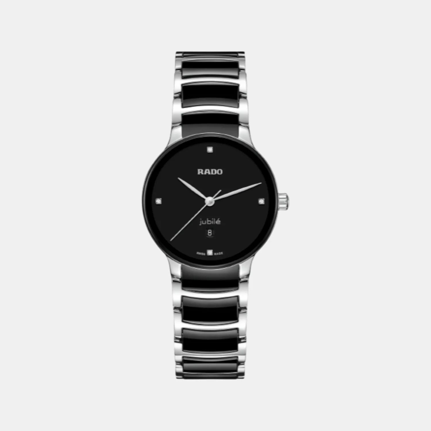 Centrix Women Quartz Black Dial Analog Ceramic Watch R30026712