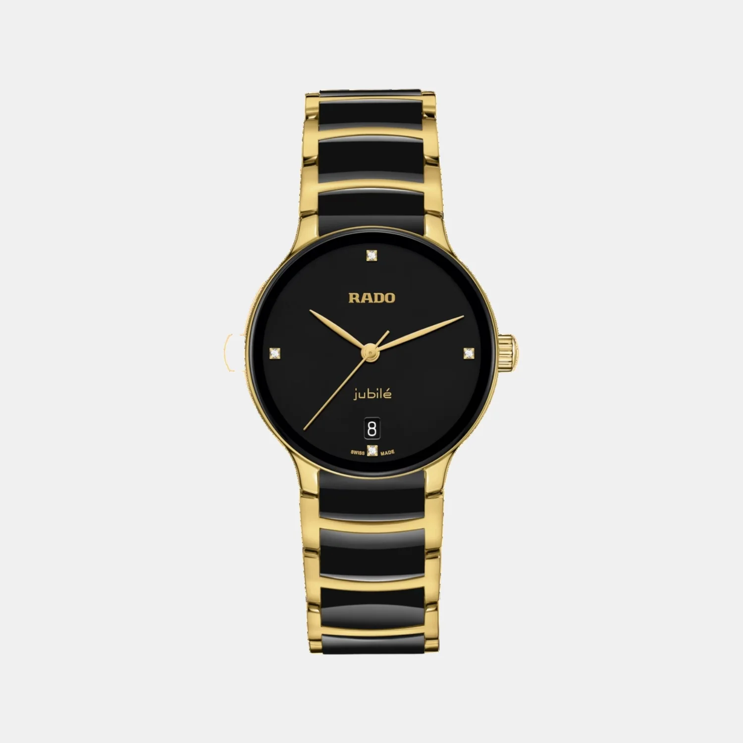 Centrix Women Quartz Black Dial Analog Ceramic Watch R30039712 - Image 2