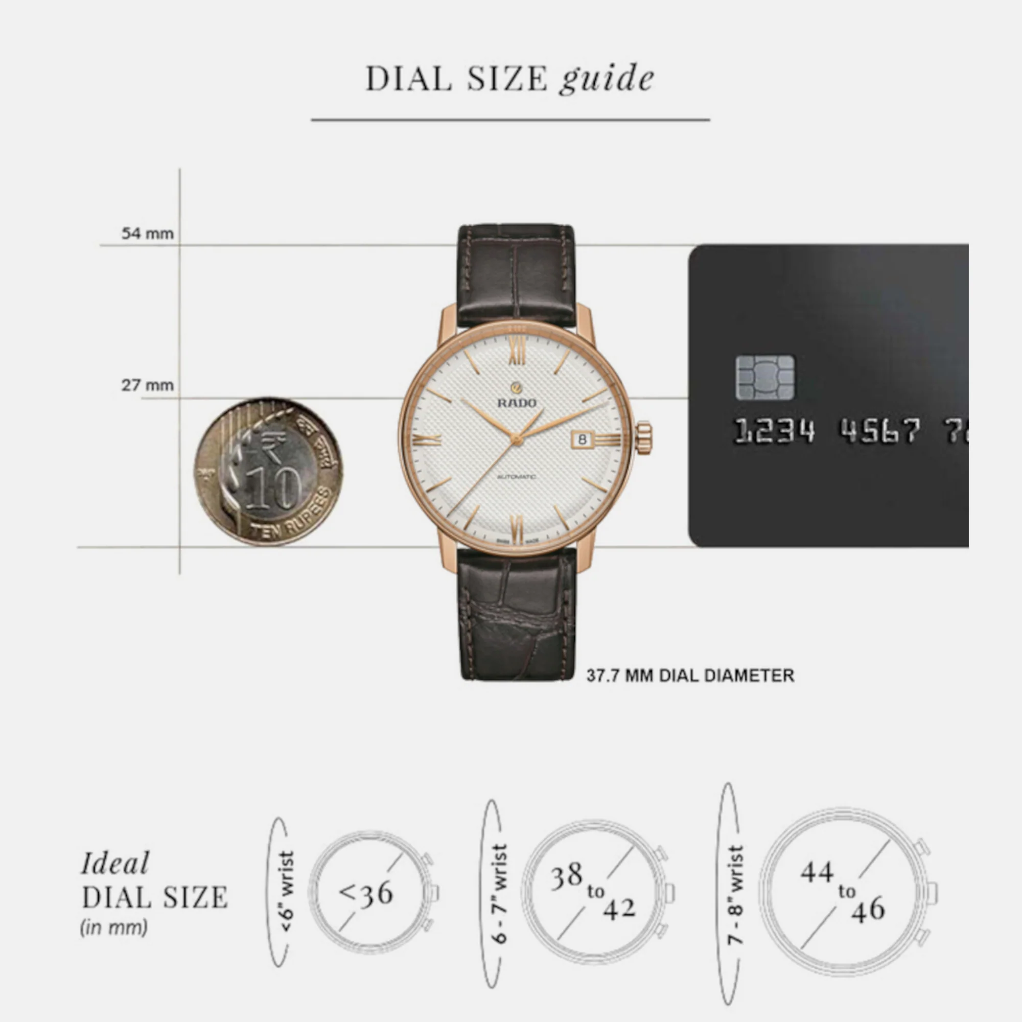 Coupole Unisex Automatic White Dial Analog Leather Watch R22861065 - Image 3