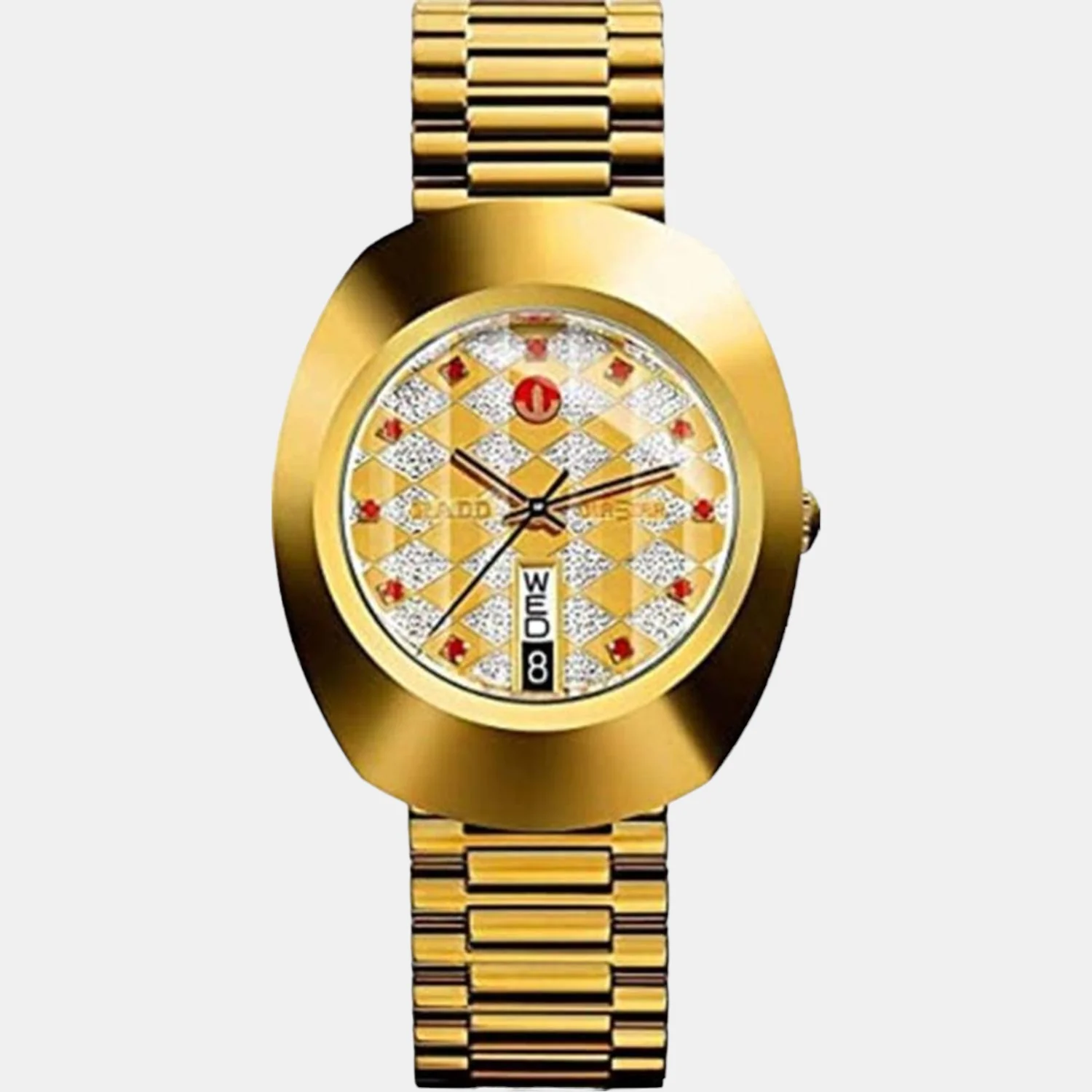 Diastar Men Automatic Gold Dial Analog Stainless Steel Watch R12413073 - Image 3