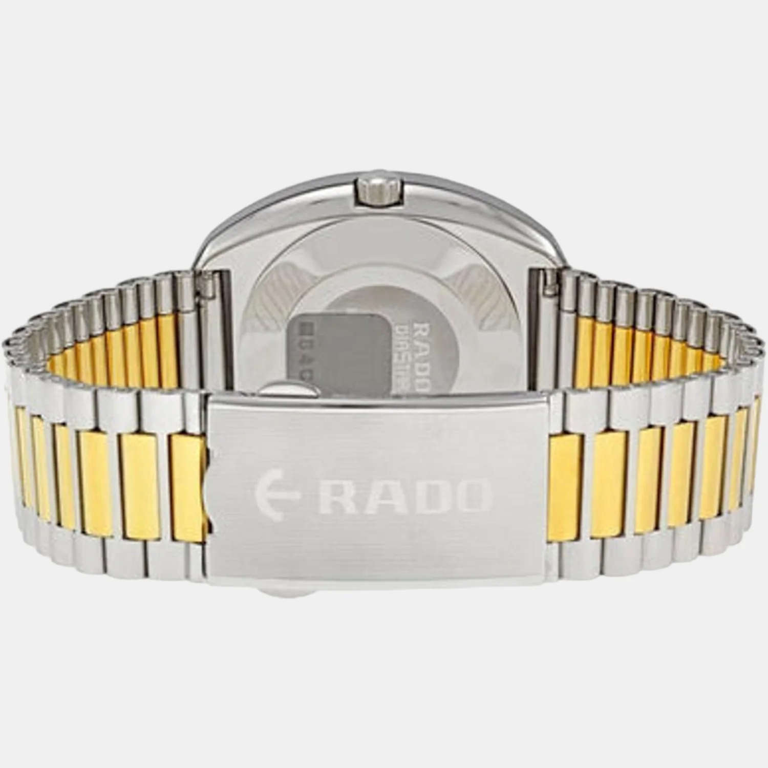 Diastar Men Quartz Gold Dial Analog Stainless Steel Watch R12408633 - Image 3
