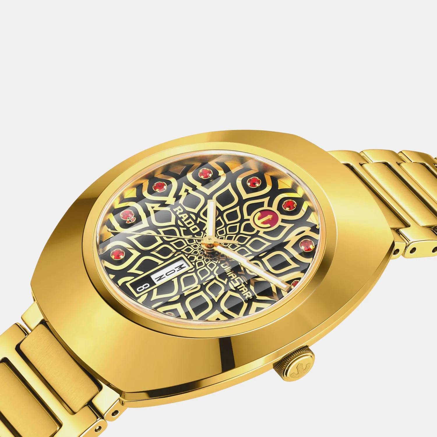 Diastar Unisex Automatic Black & Yellow Dial Analog Stainless Steel Watch R12161653 - Image 4
