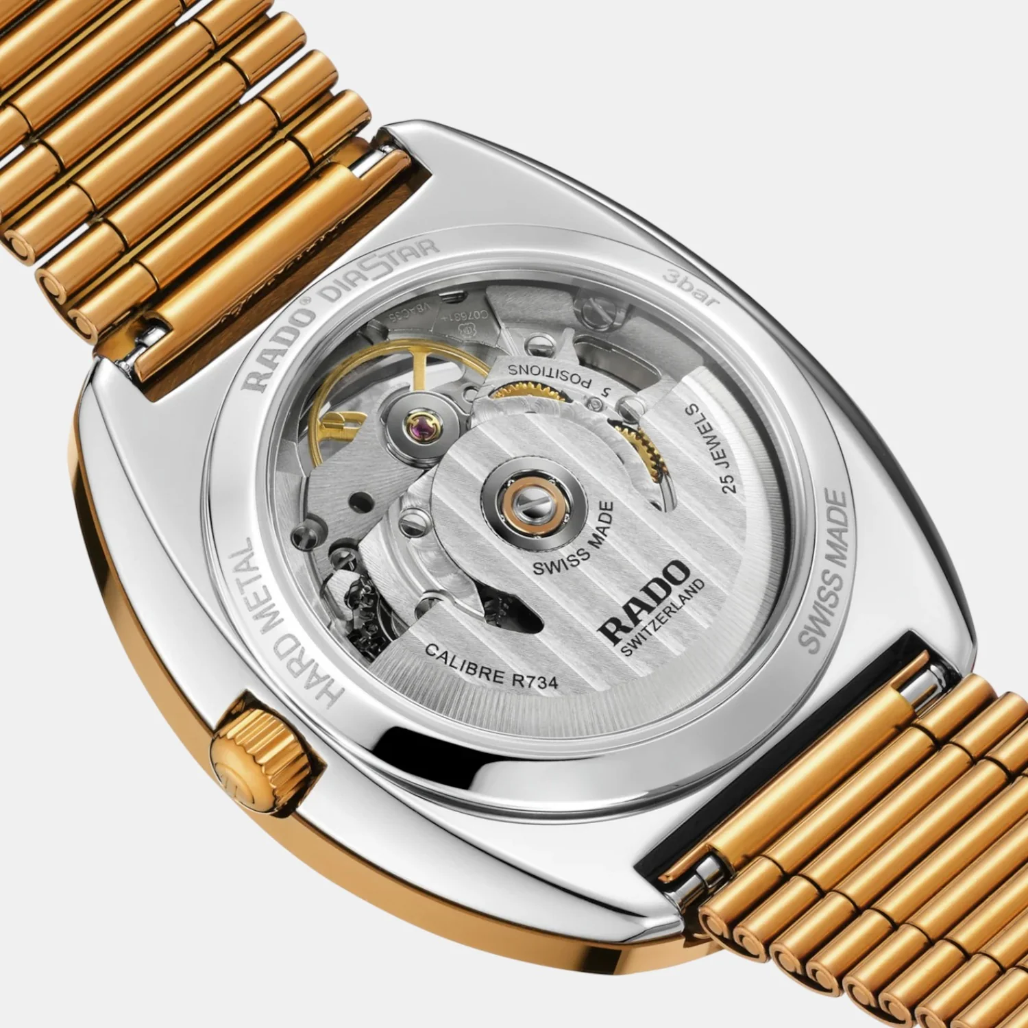 Diastar Unisex Automatic Brown Dial Analog Stainless Steel Watch R12065303 - Image 3