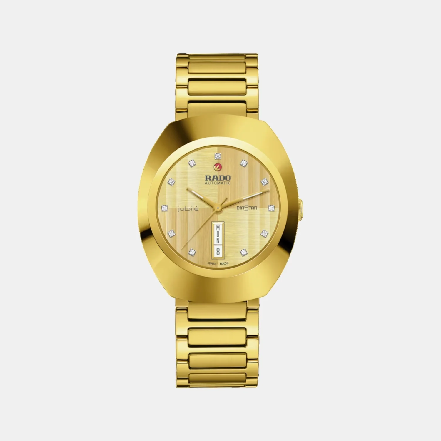 Diastar Unisex Automatic Yellow Dial Analog Stainless Steel Watch R12161733 - Image 2