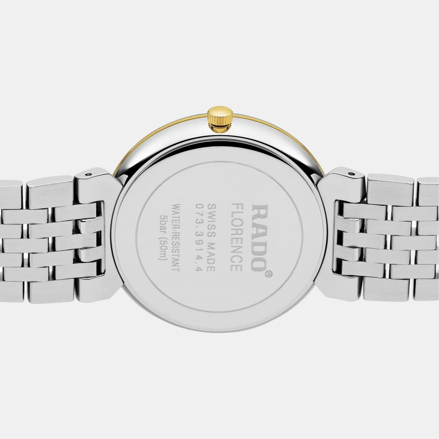 Florence Unisex Quartz White Dial Analog Stainless Steel Watch R48912023 - Image 3