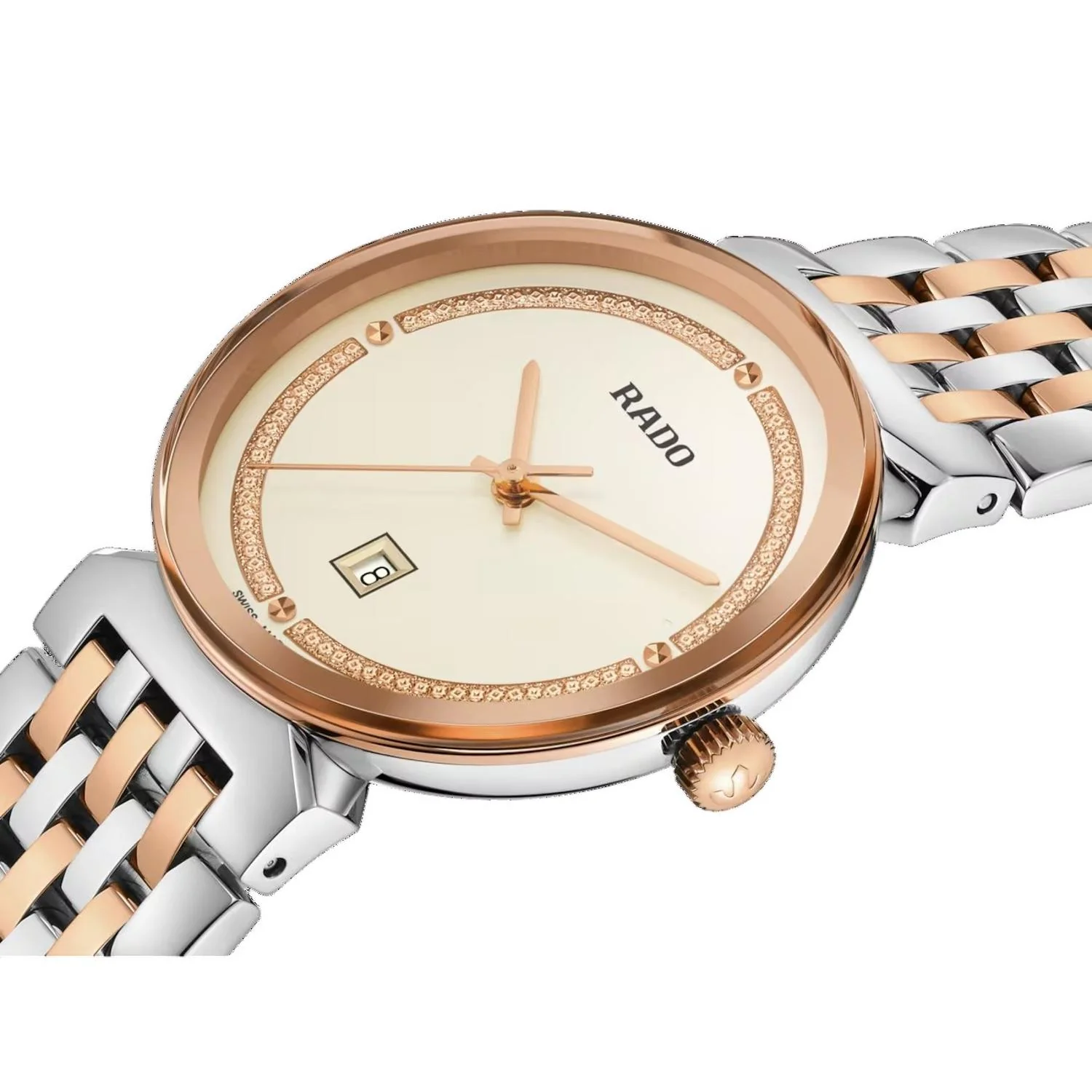 Florence Women Quartz Champagne Dial Analog Stainless Steel Watch R48913403 - Image 3