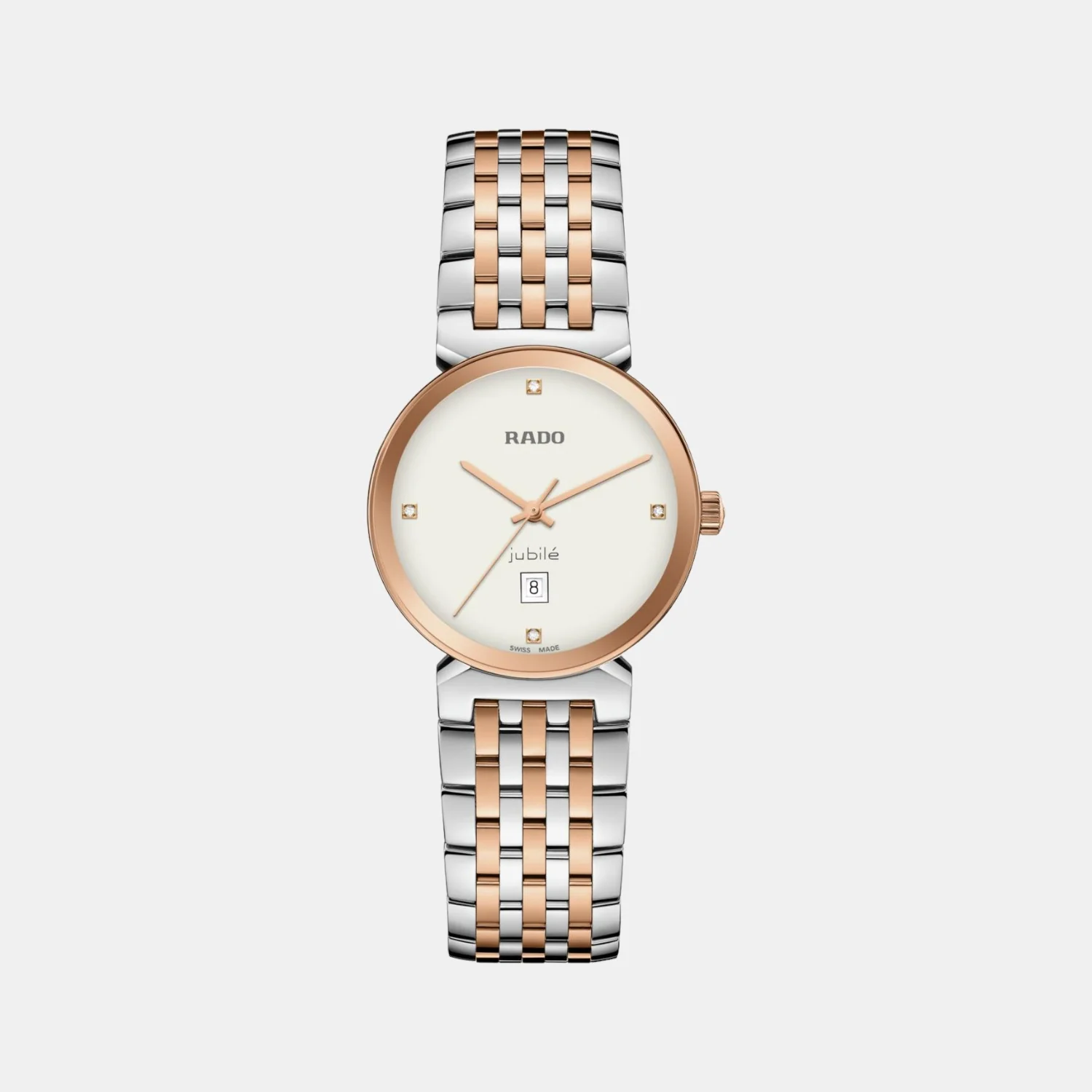 Florence Women Quartz White Dial Analog Stainless Steel Watch R48913723