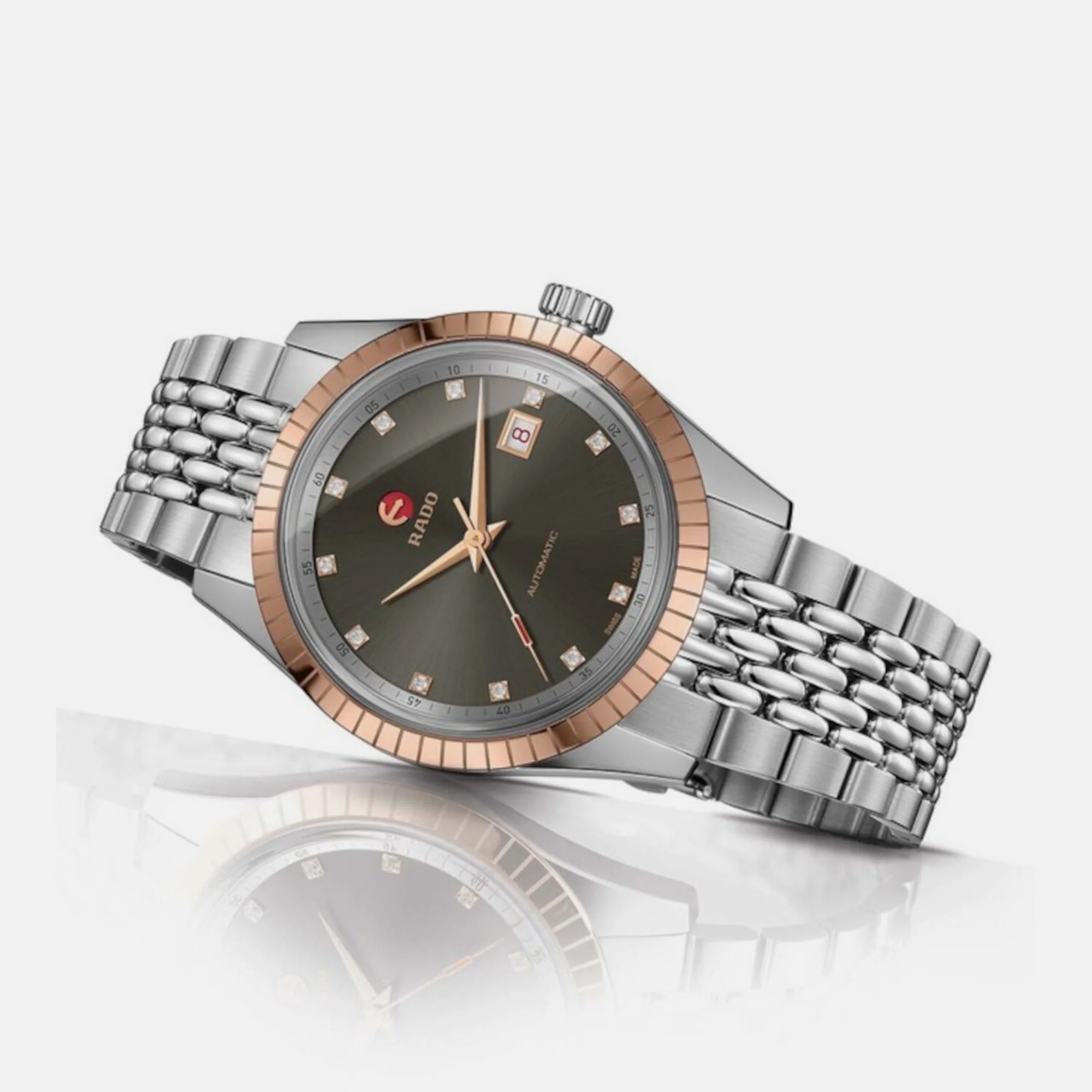 HyperChrome Men Automatic Grey Dial Analog Stainless Steel Watch R33100703 - Image 4