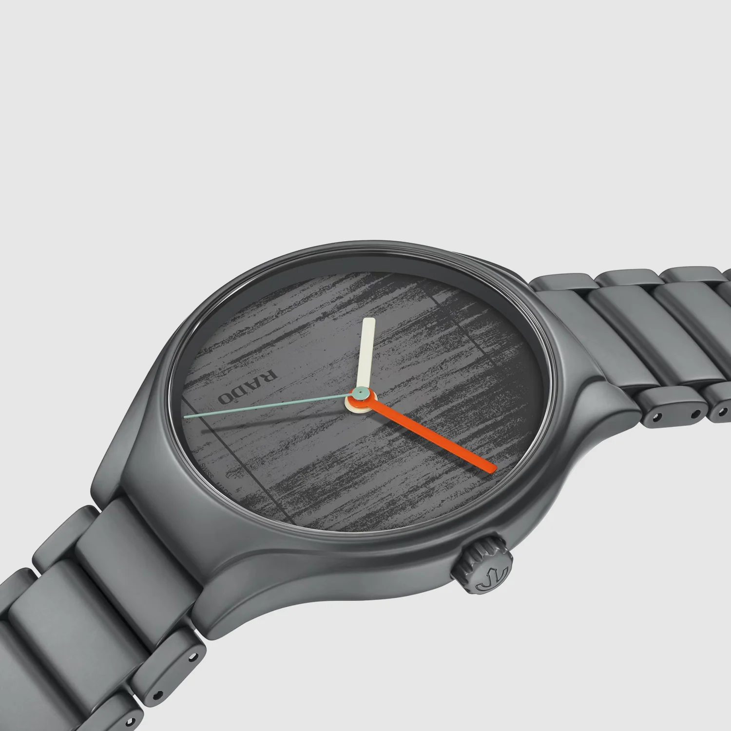 Men Automatic Grey Dial Analog Ceramic Watch R27048162 - Image 3