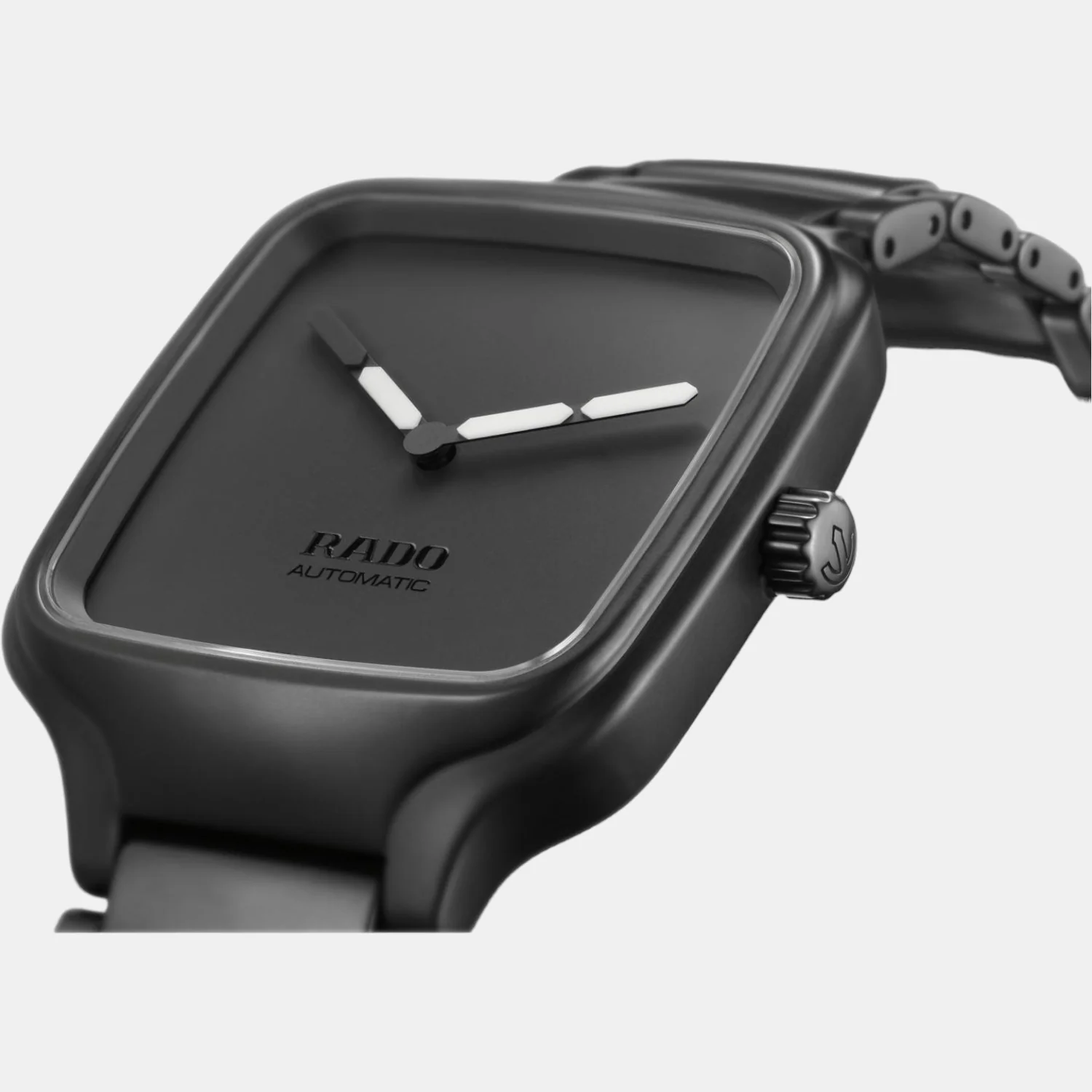True Square Unisex Automatic Black Dial Analog Titanium Watch R27075152 - Image 2
