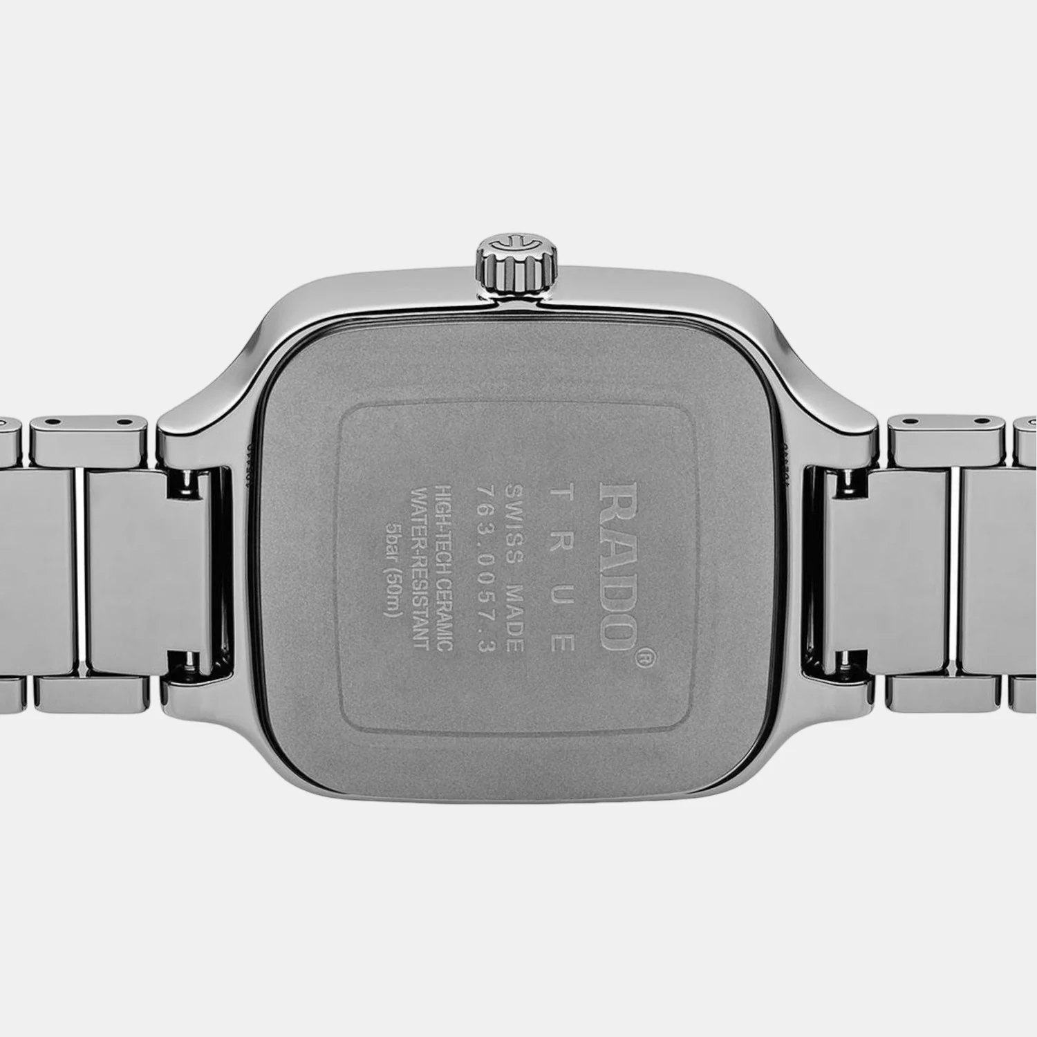 True Square Unisex Automatic Grey Dial Analog Ceramic Watch R27077702 - Image 3