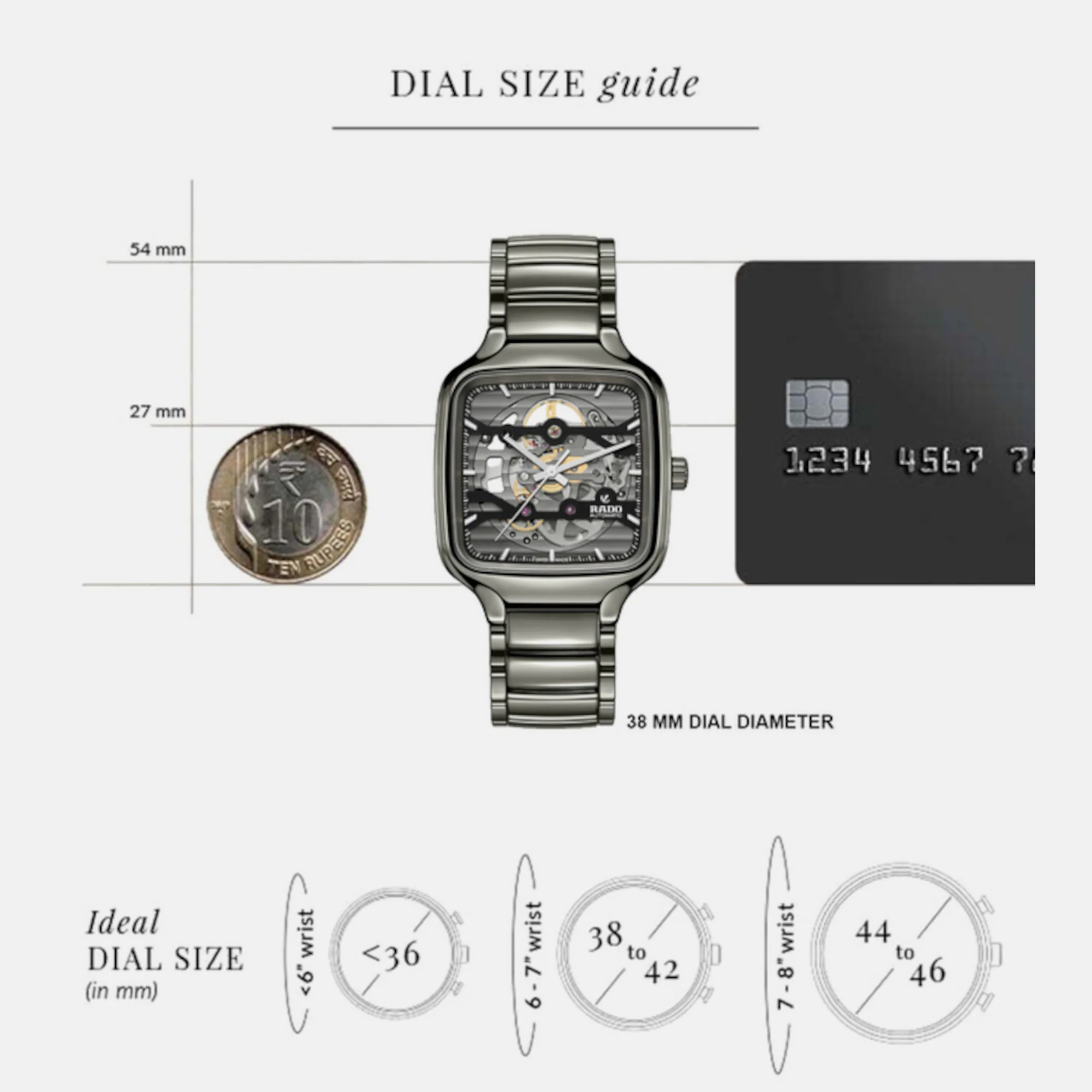 True Square Unisex Automatic Grey Dial Analog Ceramic Watch R27125152 - Image 6