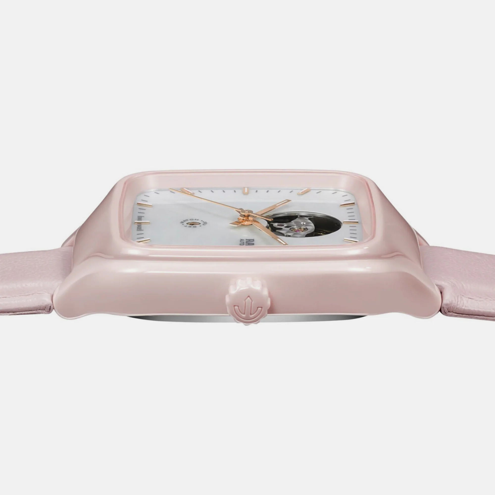 True Square Women Automatic White Dial Analog Leather Watch R27123905 - Image 4