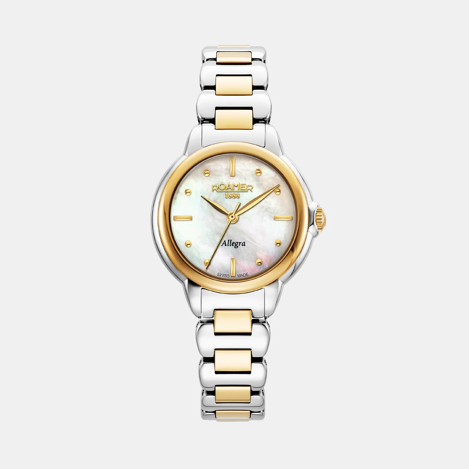 Allegra Women Quartz White Mother Of Pearl Dial Analog Stainless Steel Watch 977847 47 20 20 - Image 3
