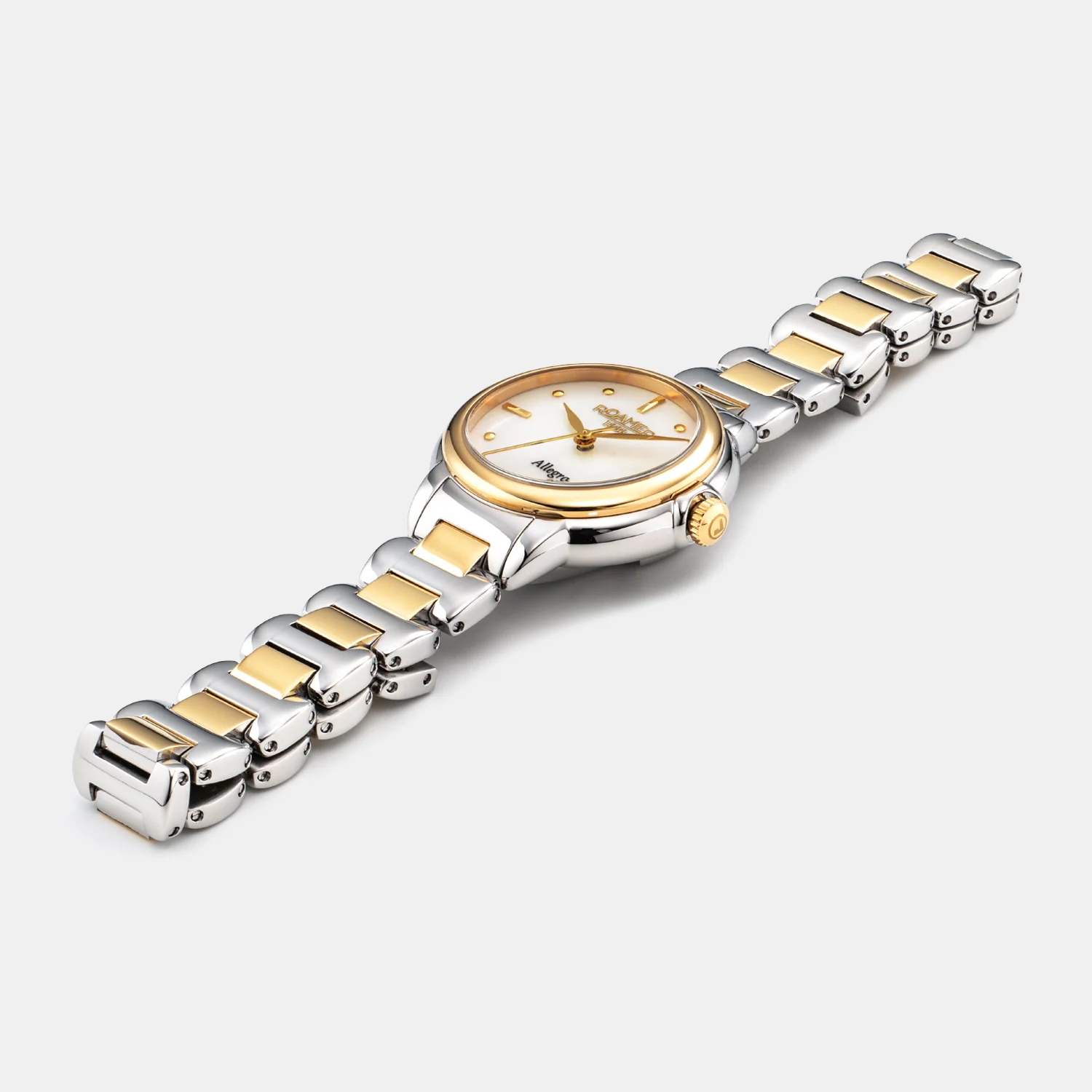 Allegra Women Quartz White Mother Of Pearl Dial Analog Stainless Steel Watch 977847 47 20 20 - Image 5