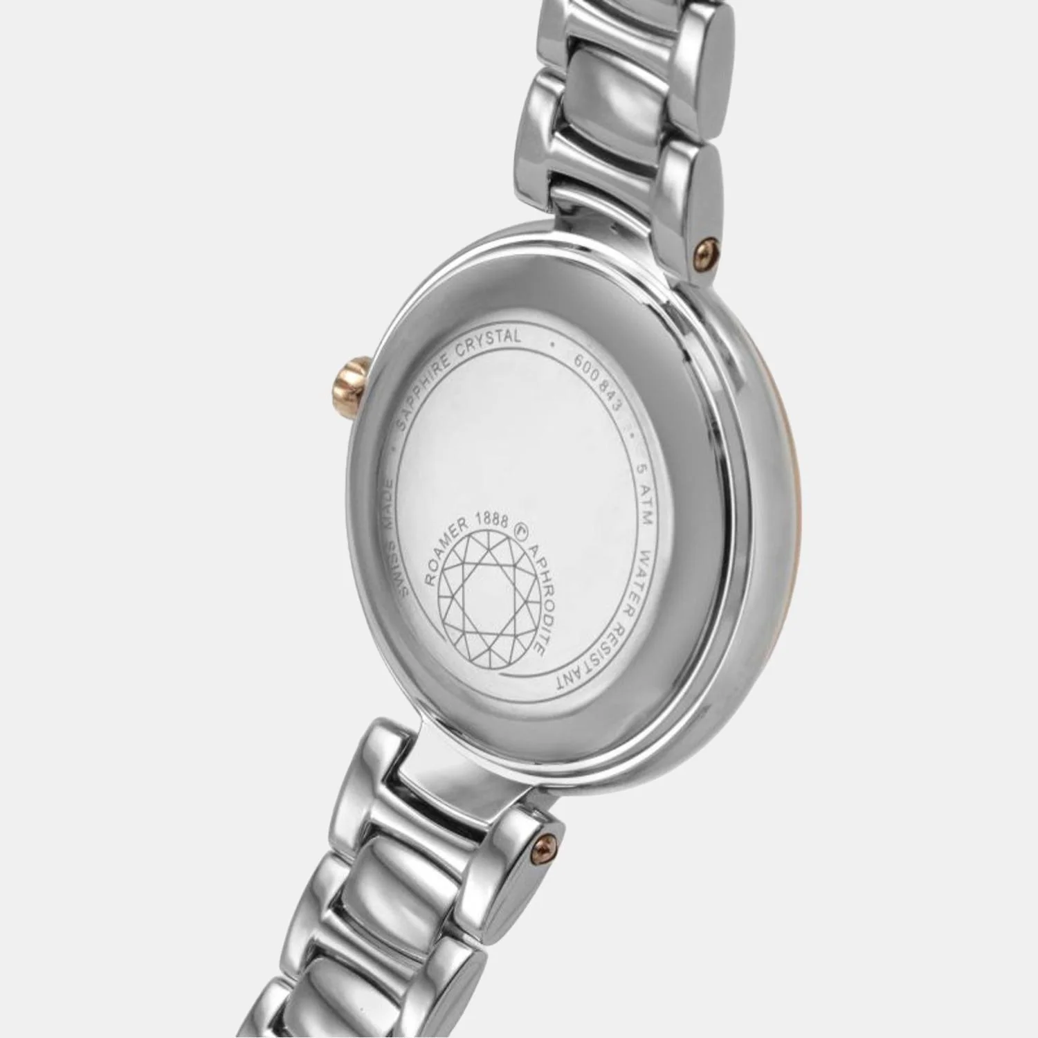Aphrodite Women Quartz Brown Dial Analog Stainless Steel Watch 600843 49 69 50 - Image 3
