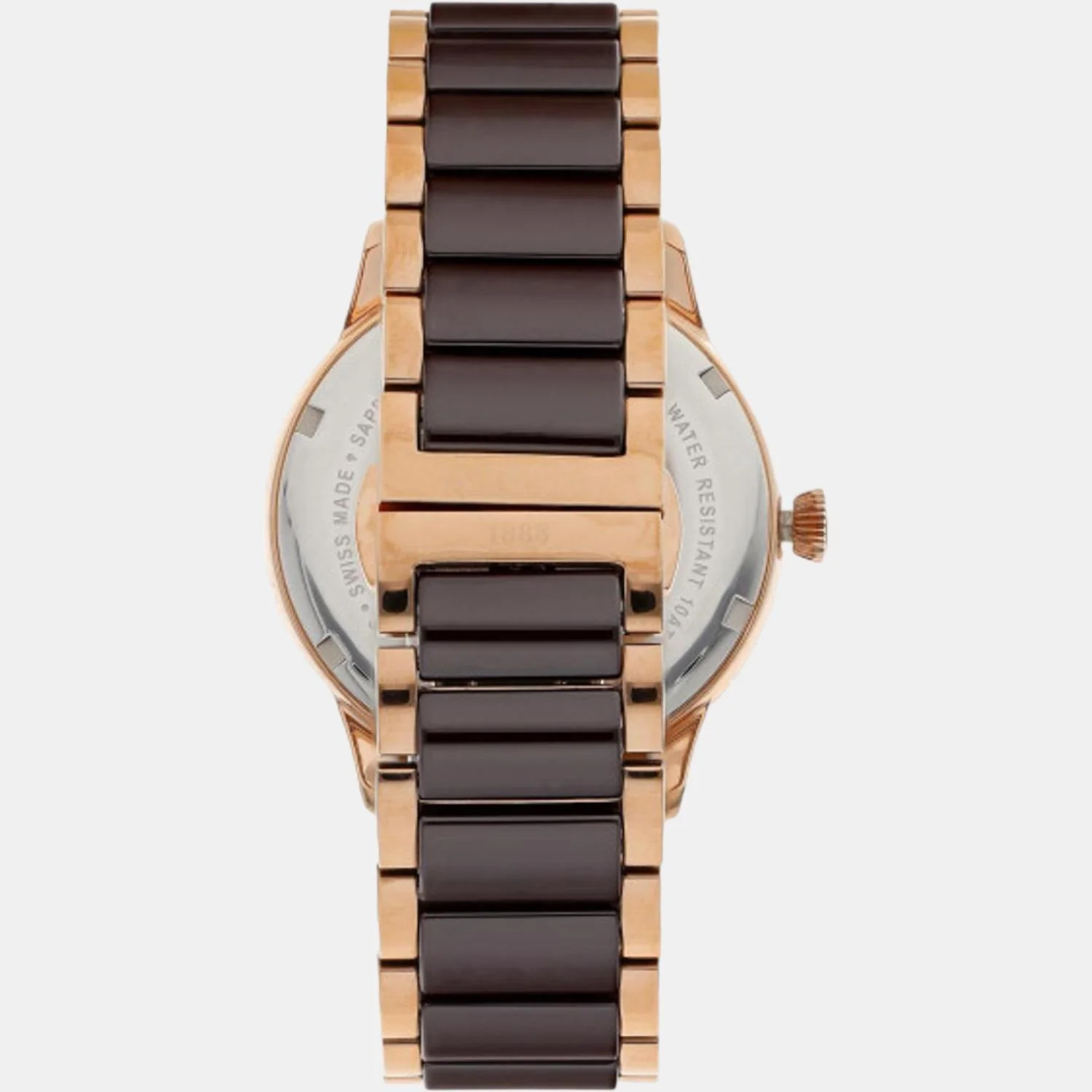 C-Line Men Quartz Brown Dial Analog Stainless Steel Watch 672661 49 65 60 - Image 3
