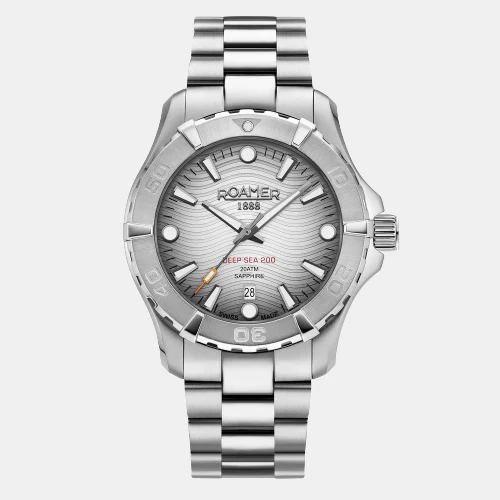 Deep Sea 200 Men Quartz Silver Dial Analog Stainless Steel Watch 860833 41 15 70 - Image 3