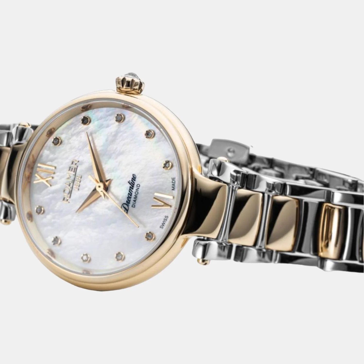 Dreamline Diamond Women Quartz White Dial Analog Stainless Steel Watch 857847 47 29 50 - Image 2